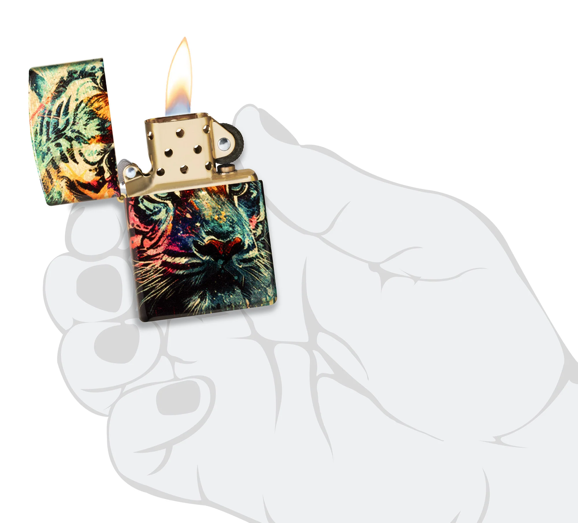 Painted Tiger Design