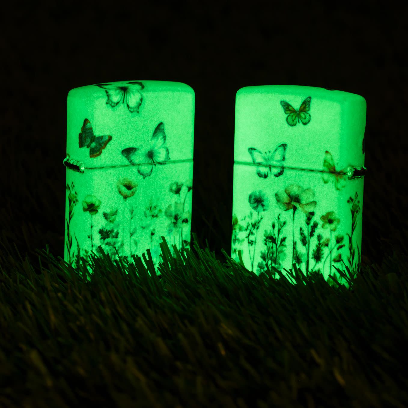 Glowing Butterflies Design