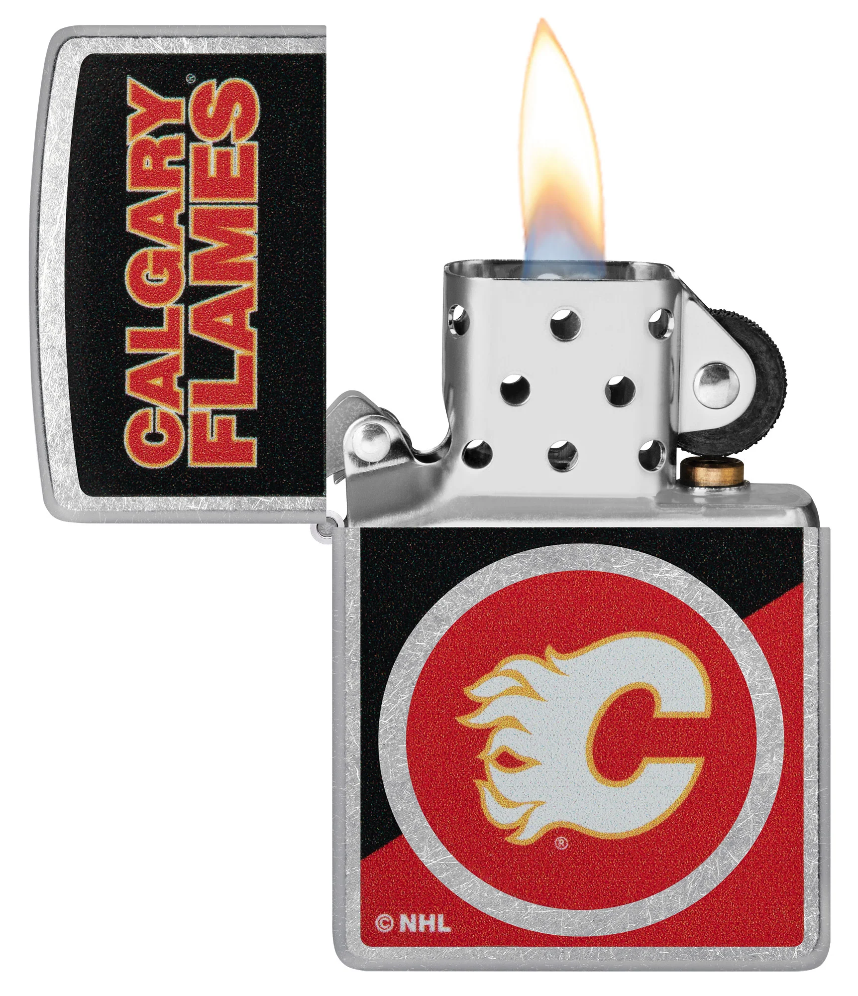 Calgary Flames® Colorblock Logo Design