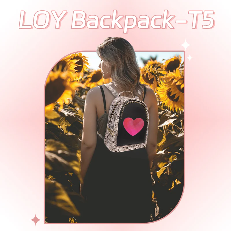 CRELANDER LED Backpack Women's backpack