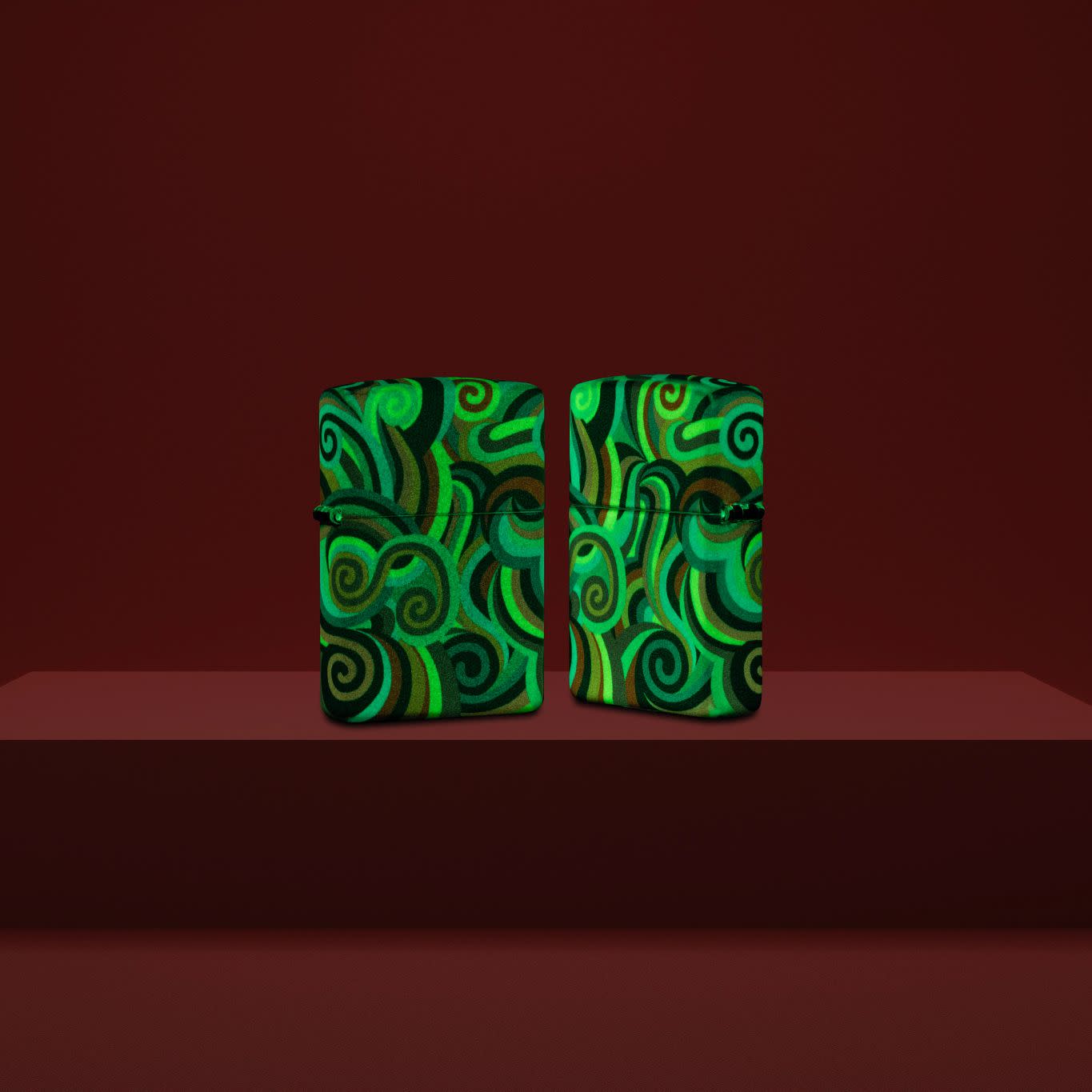 Rietveld Glowing Swirls Design