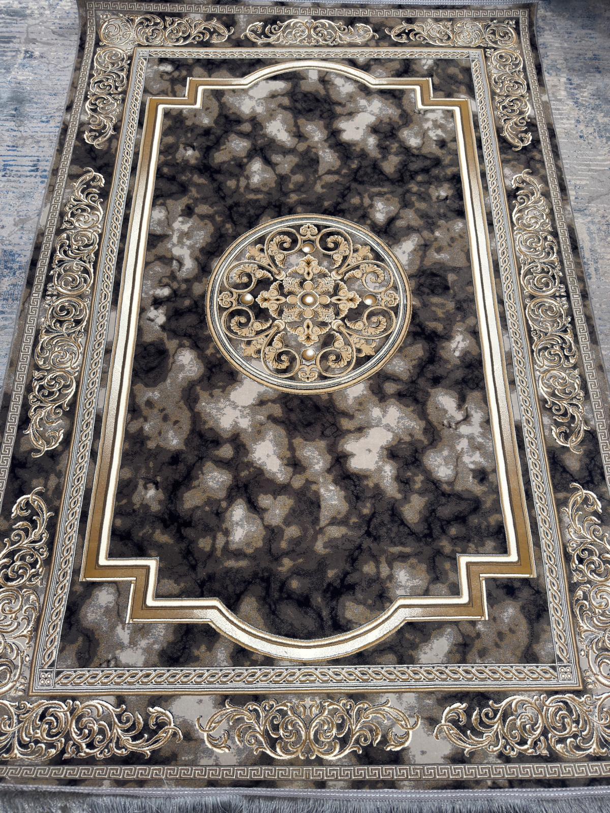 Luxurious 1200 Reeds Machine-Made Persian Rug | Free Delivery & Available in Silver and Smokey