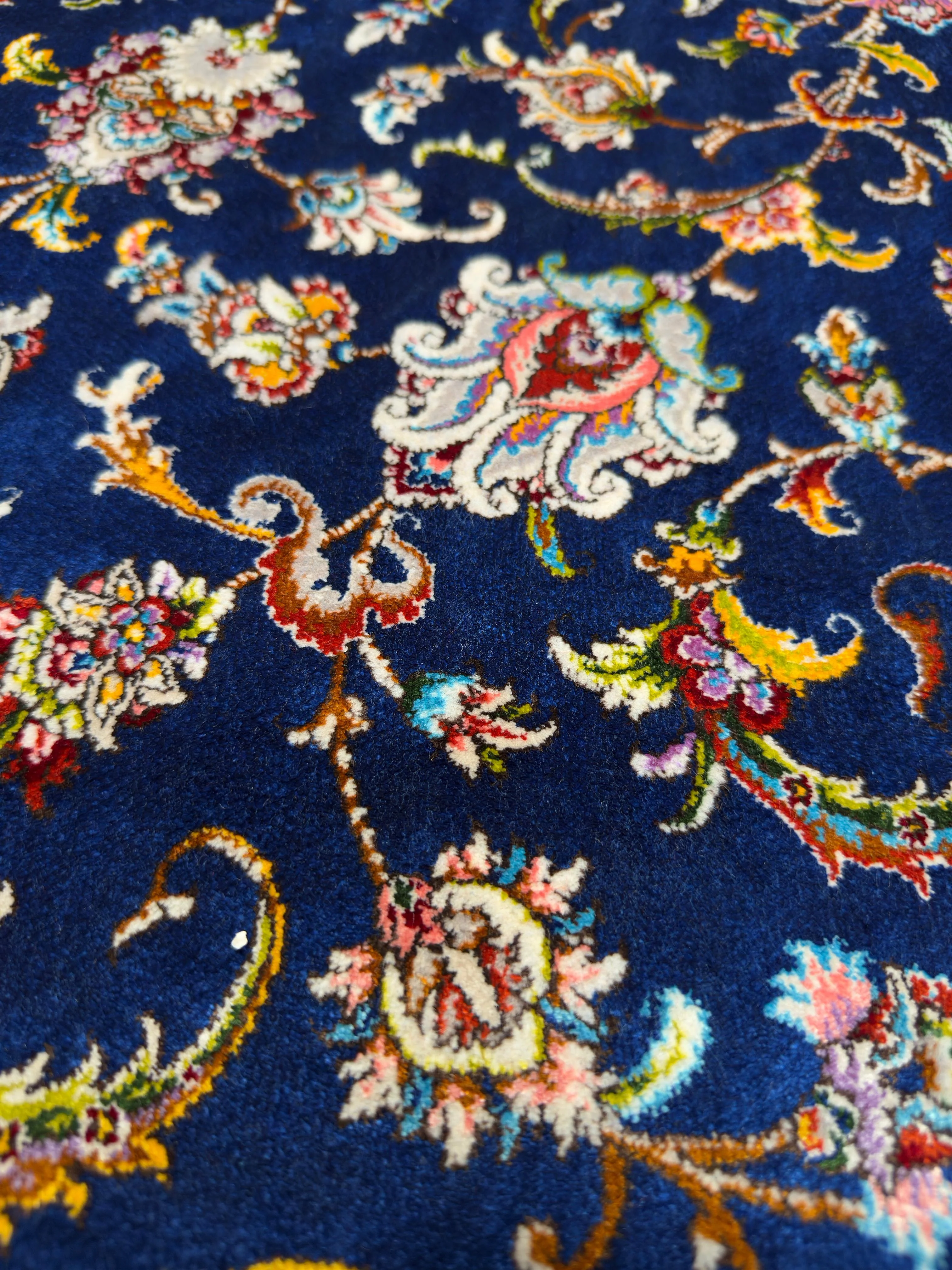 Fine Persian Wool & Silk Rug