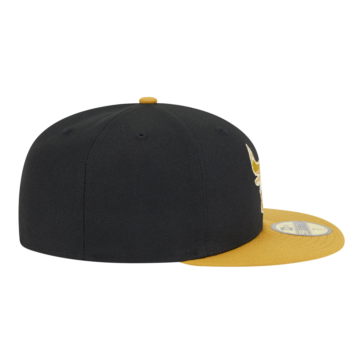 Chicago Bulls New Era Gold 5950 Day Fitted Hat