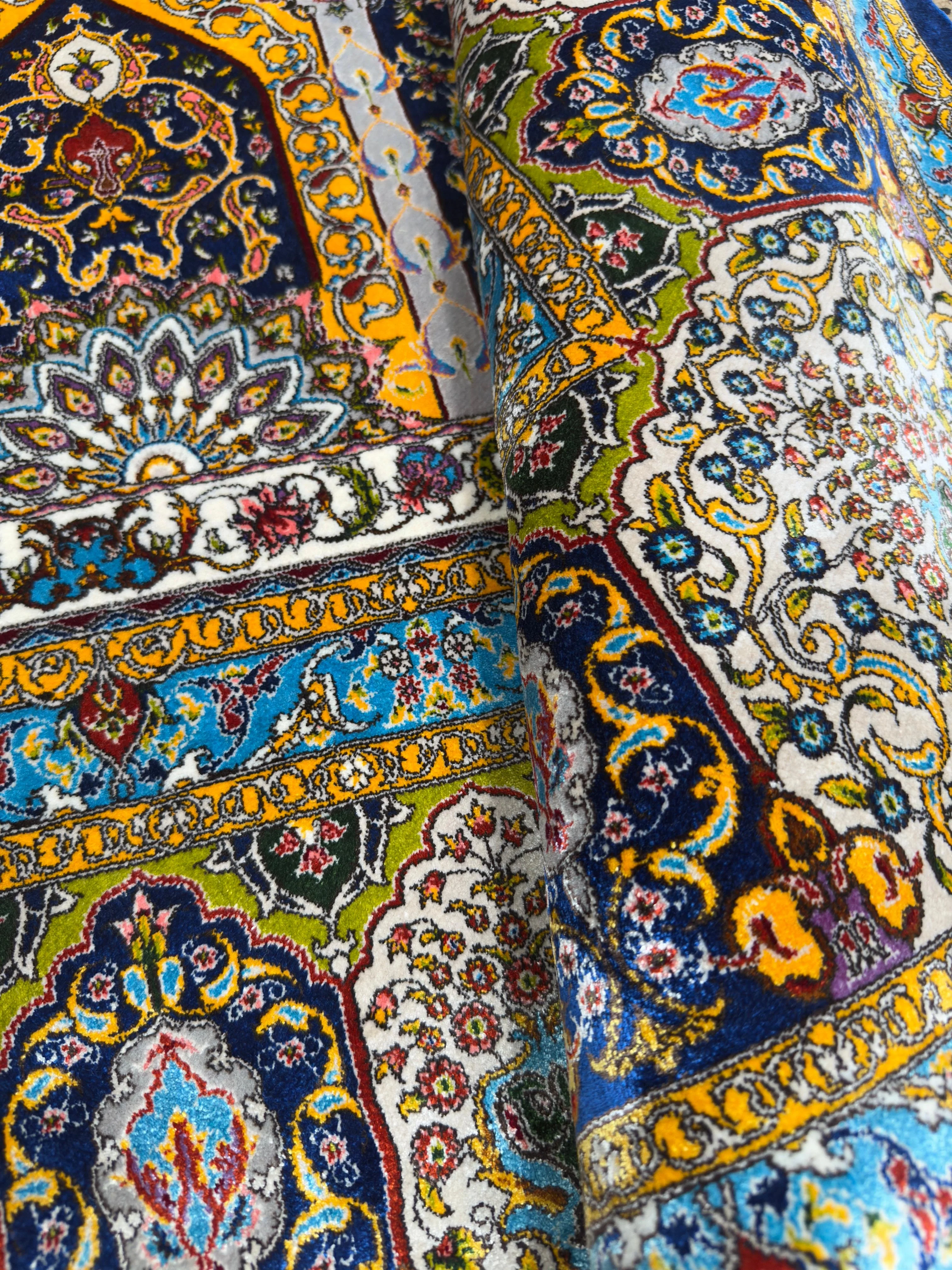 Pure Silk Persian Rug