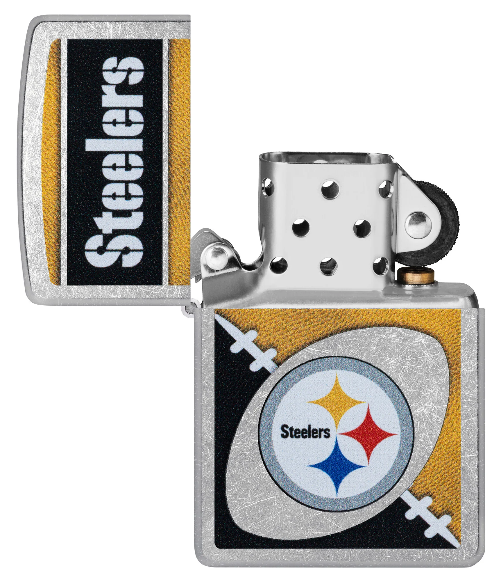 NFL Pittsburgh Steelers Chrome Logo Design