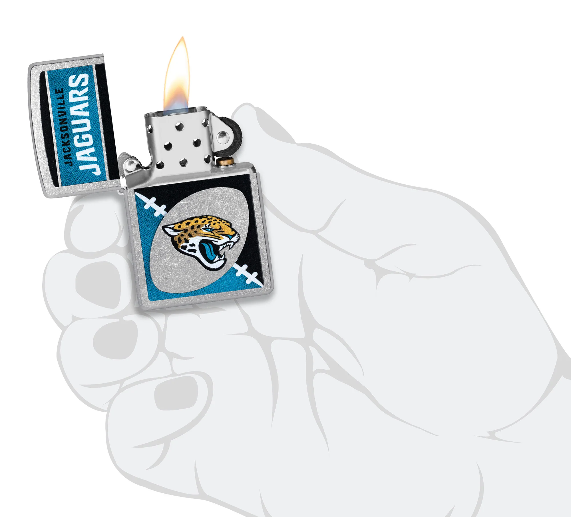 NFL Jacksonville Jaguars Chrome Logo Design