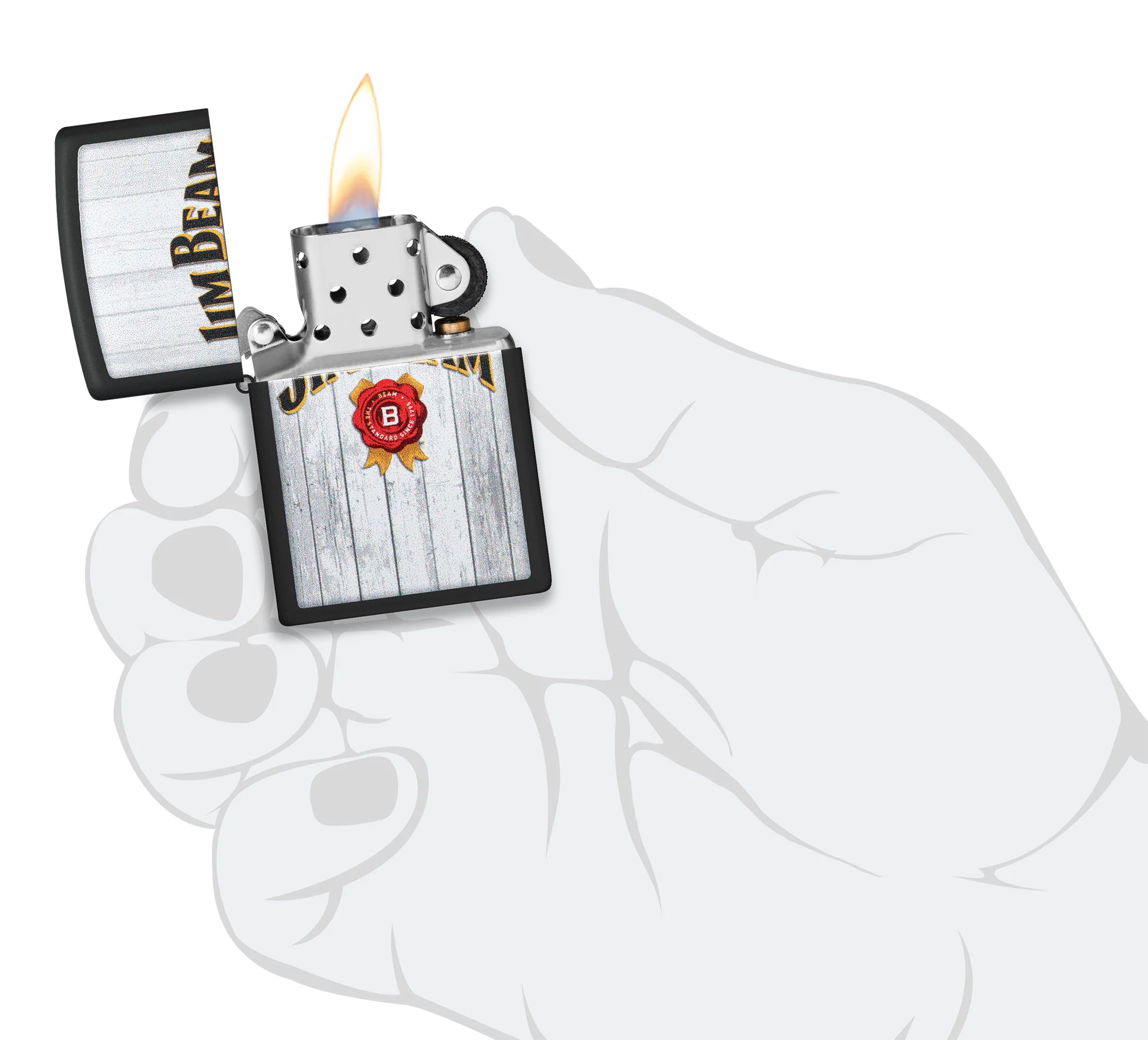 Jim Beam® Woodgrain Design