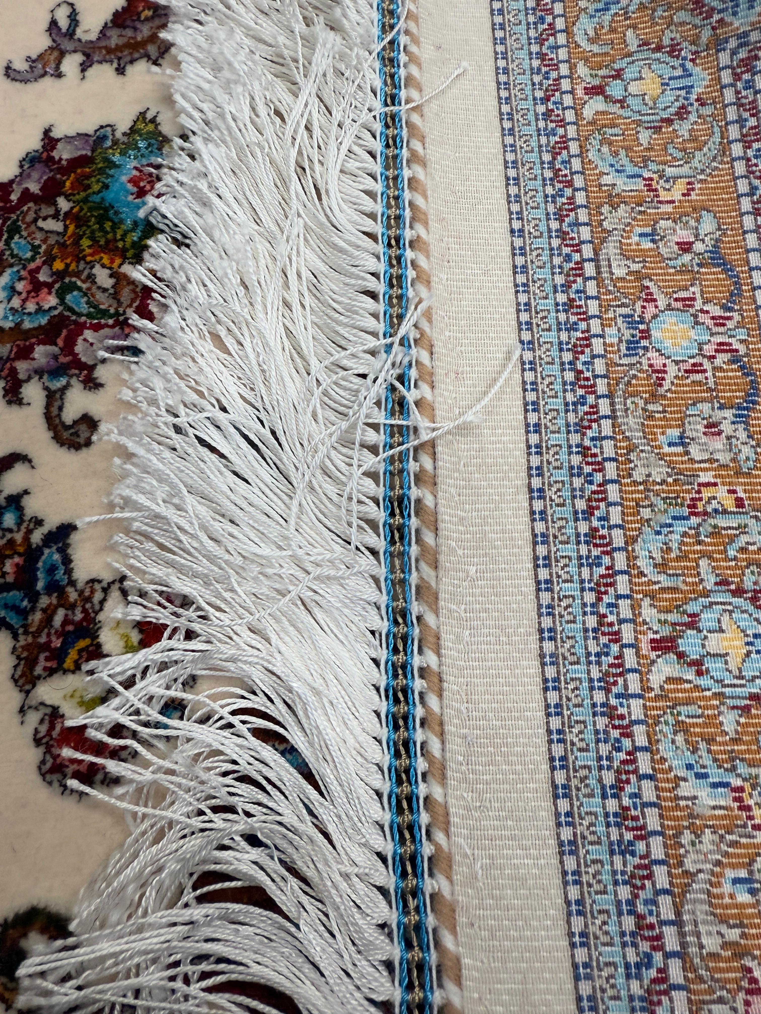 Fine Wool & Silk Persian Rug