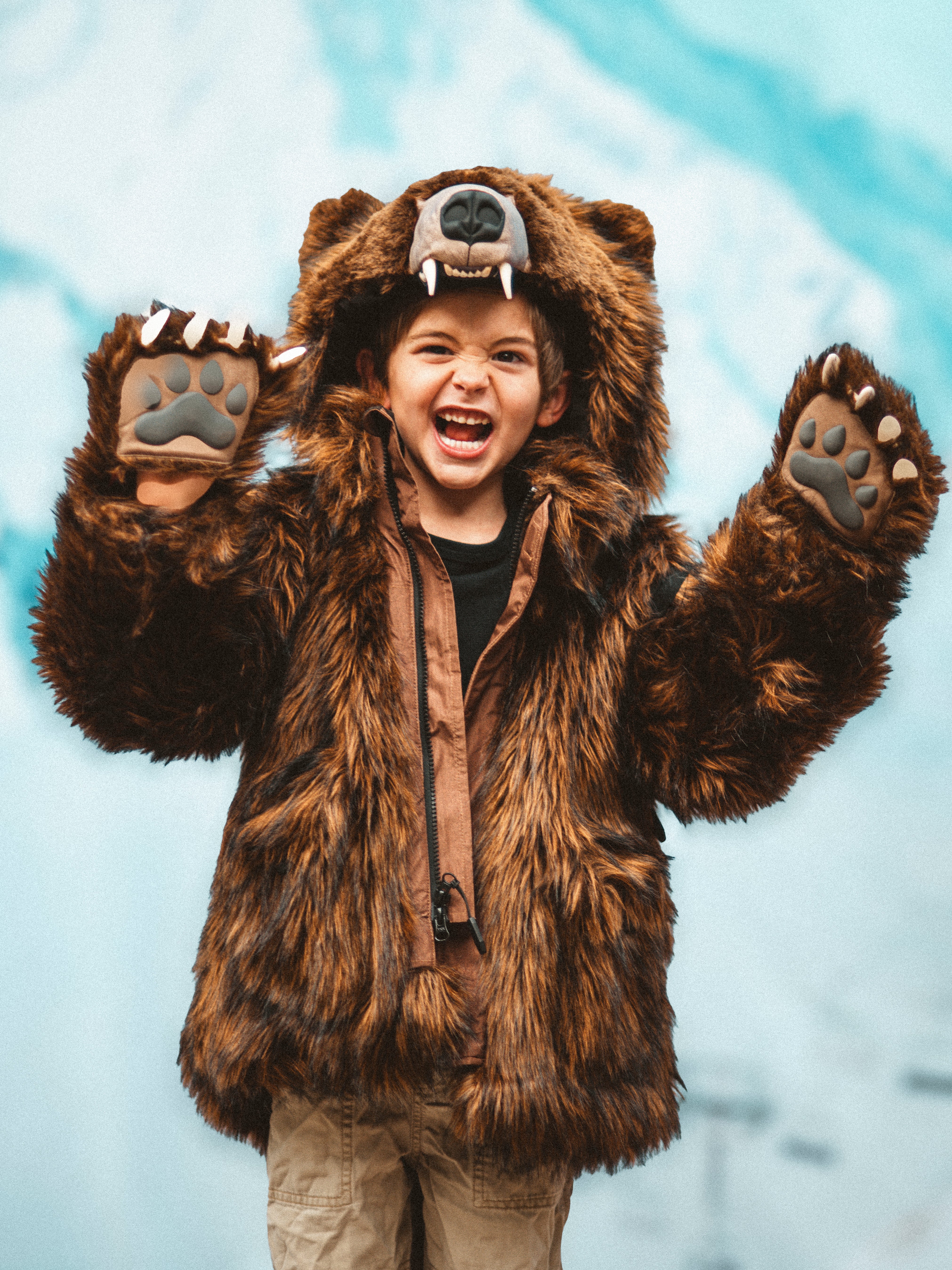 KIDS' GRIZZLY BEAR COAT