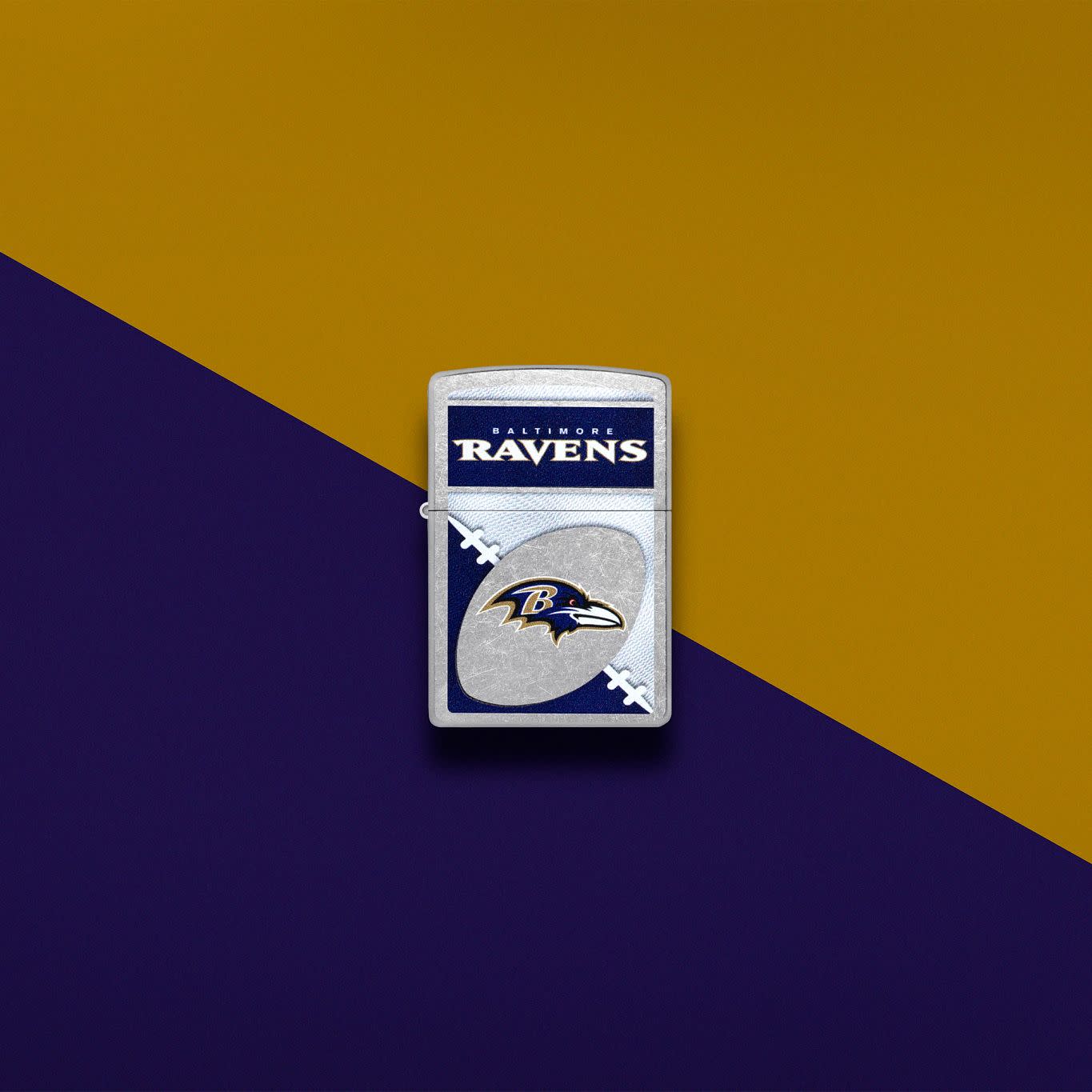NFL Baltimore Ravens Chrome Logo Design