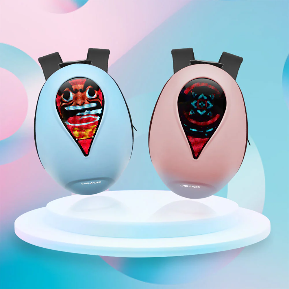 CRELANDER Ocean Heart LED Knight Backpack