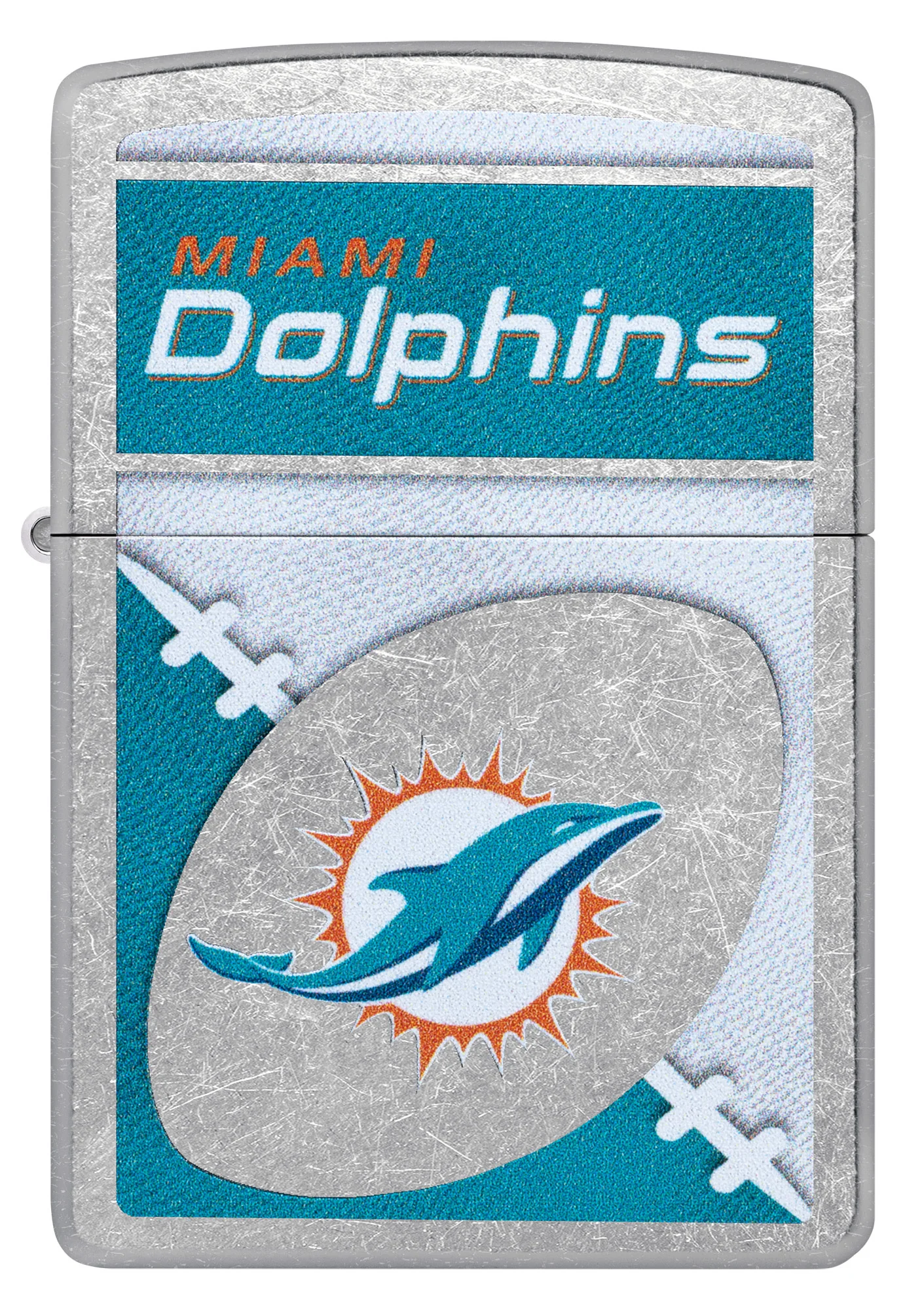 NFL Miami Dolphins Chrome Logo Design