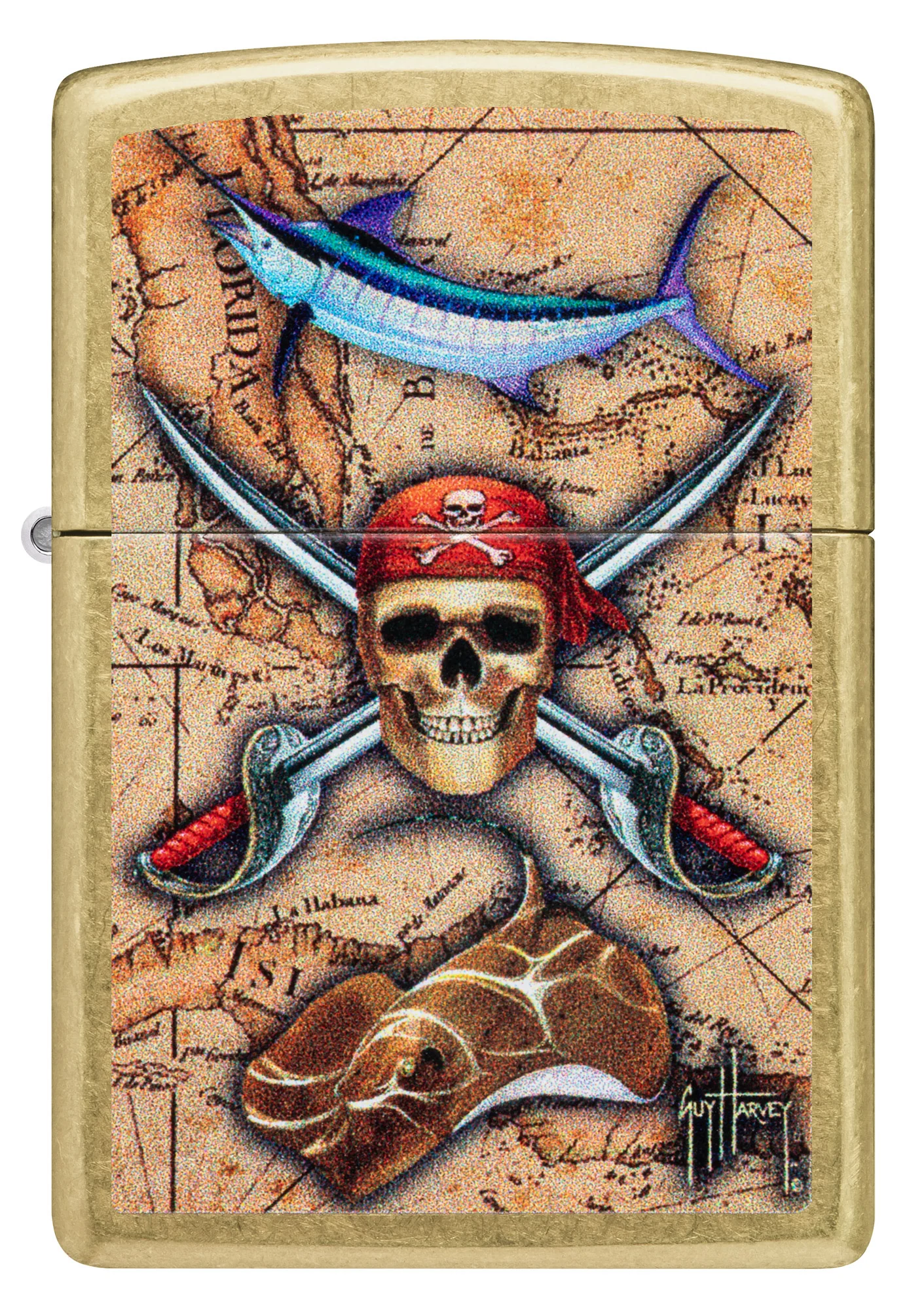Guy Harvey Treasure Map Design