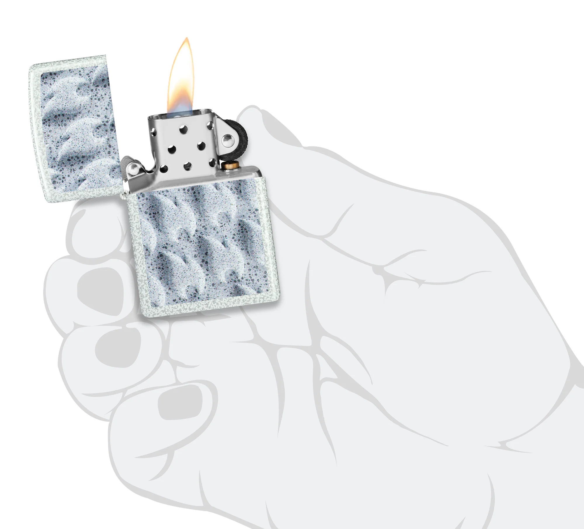 Frozen Flames Design