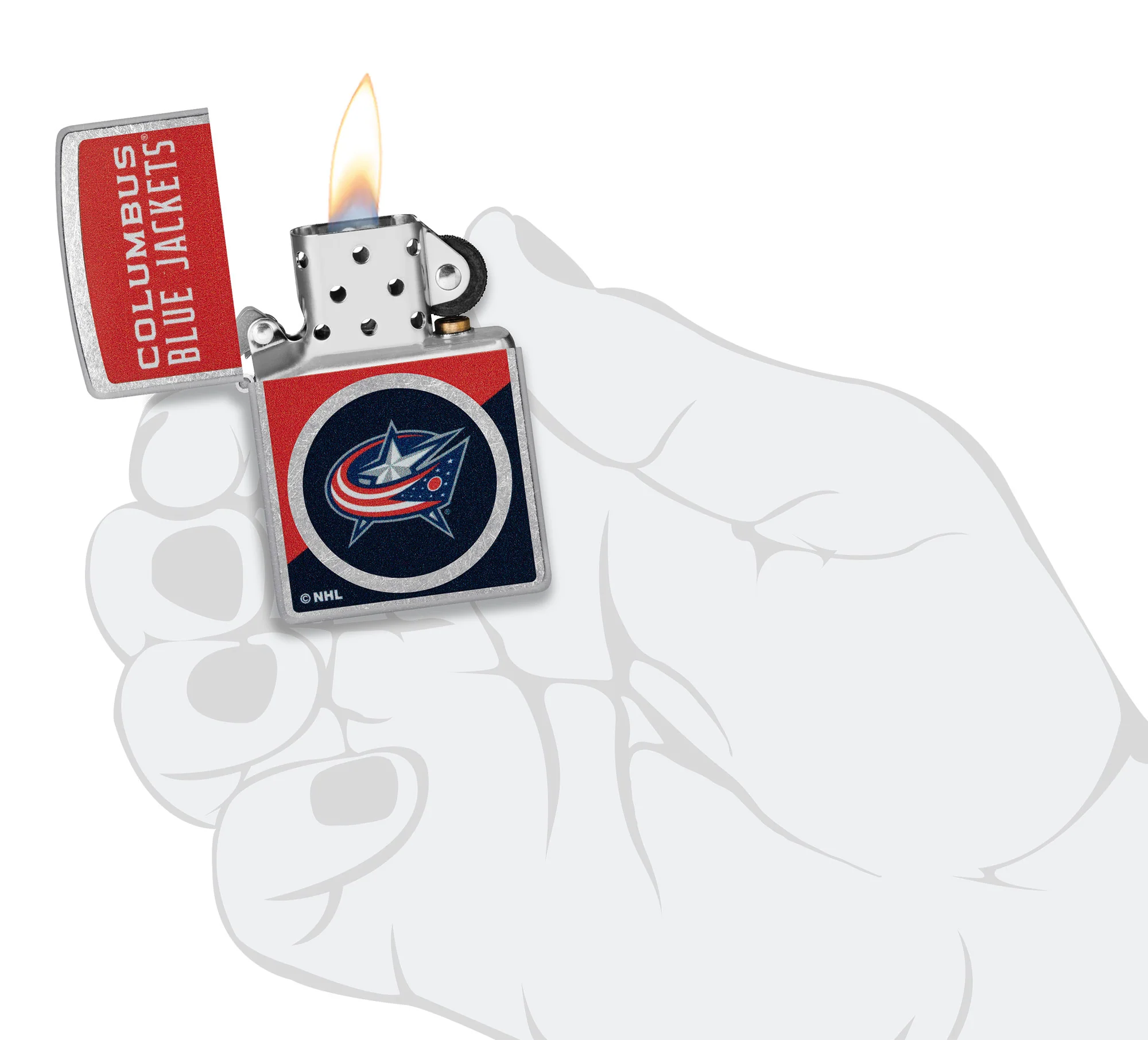 Columbus Blue Jackets® Colorblock Logo Design