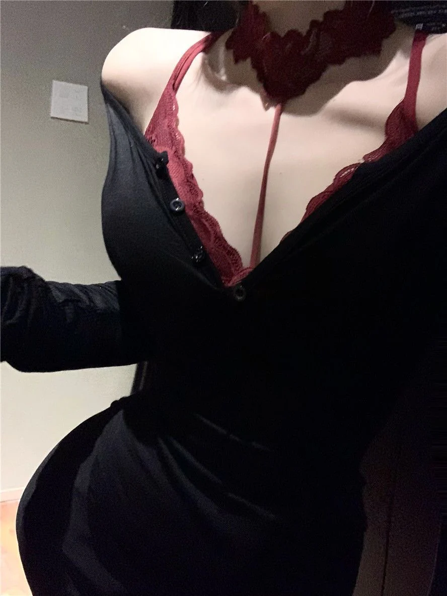 Sexy Halter Lace Two-Piece Set