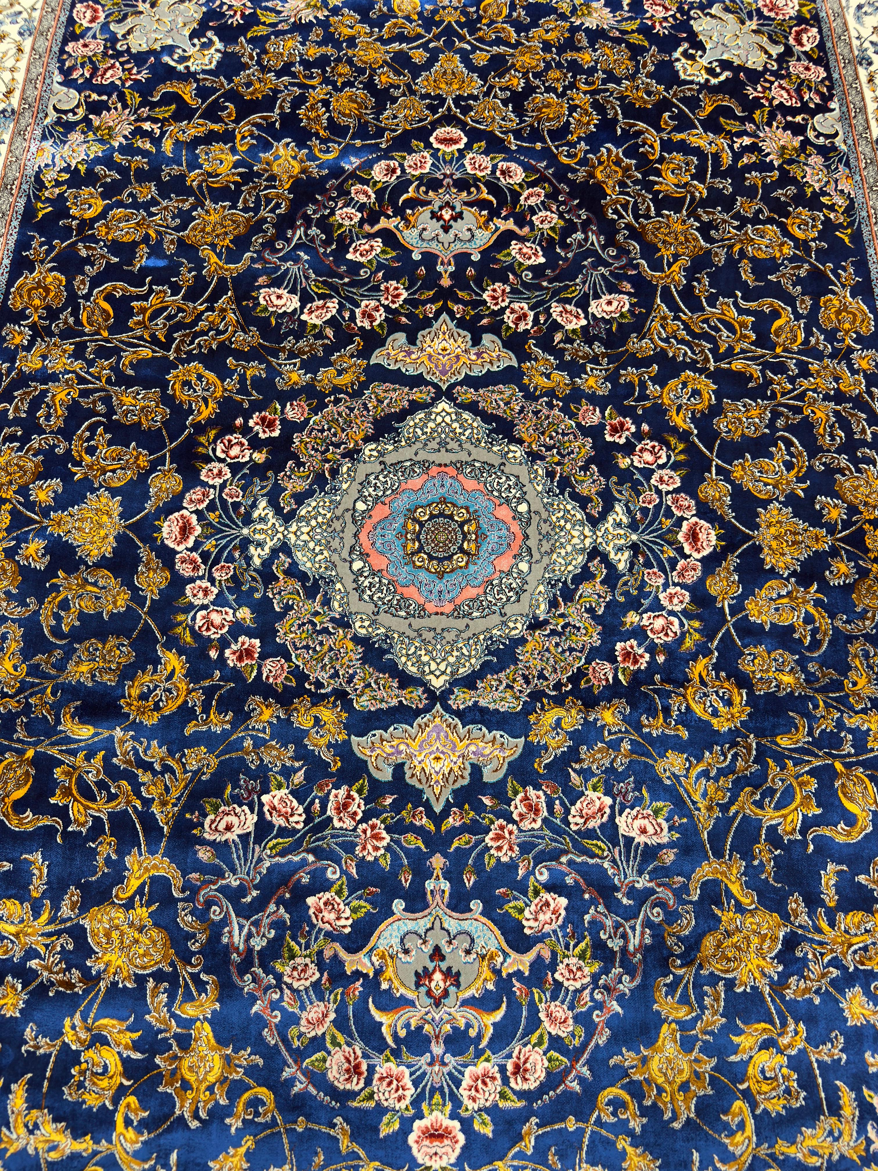 Fine Silk Persian Rug