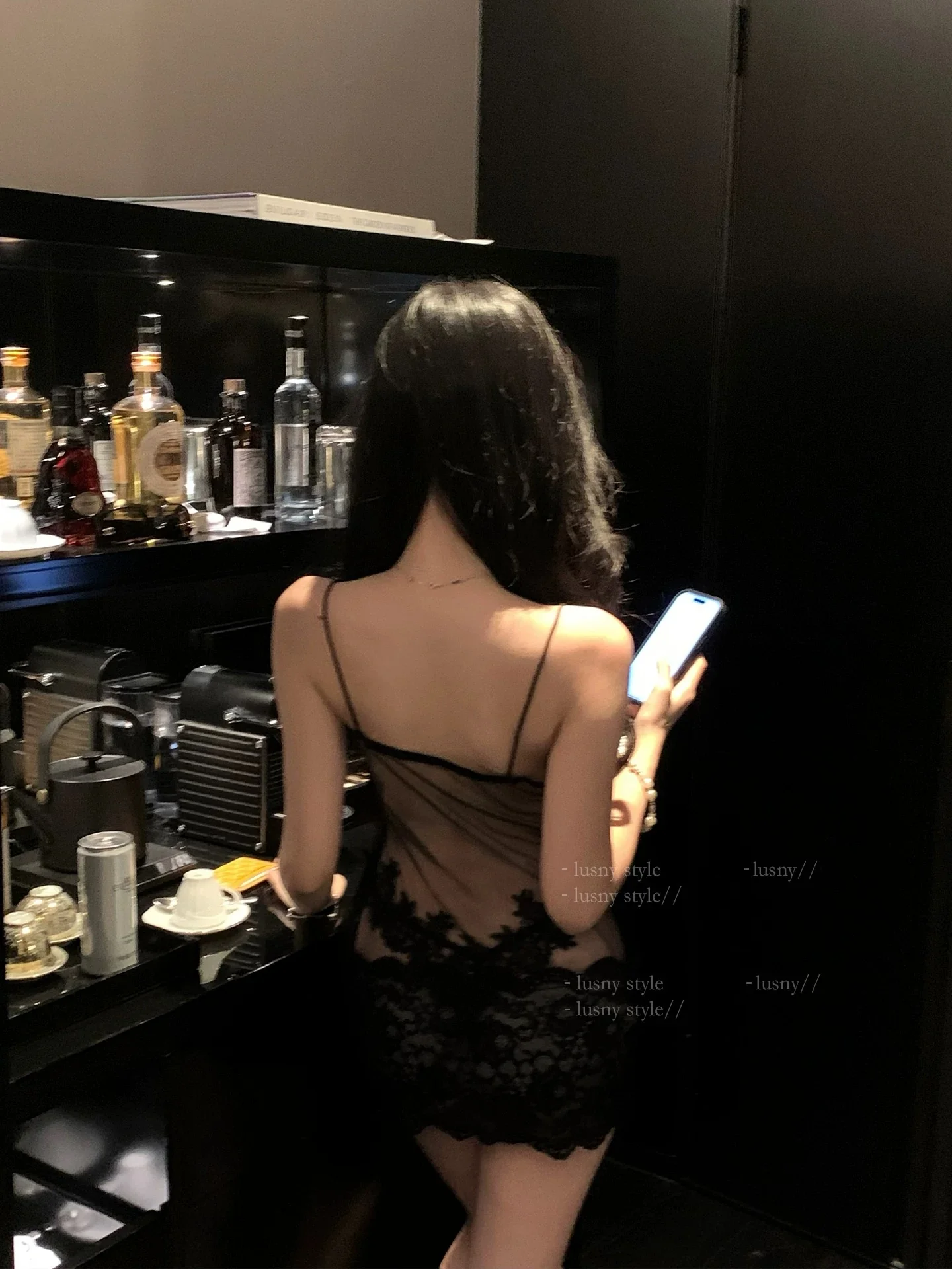 Goddess Sheer Lace Nightdress