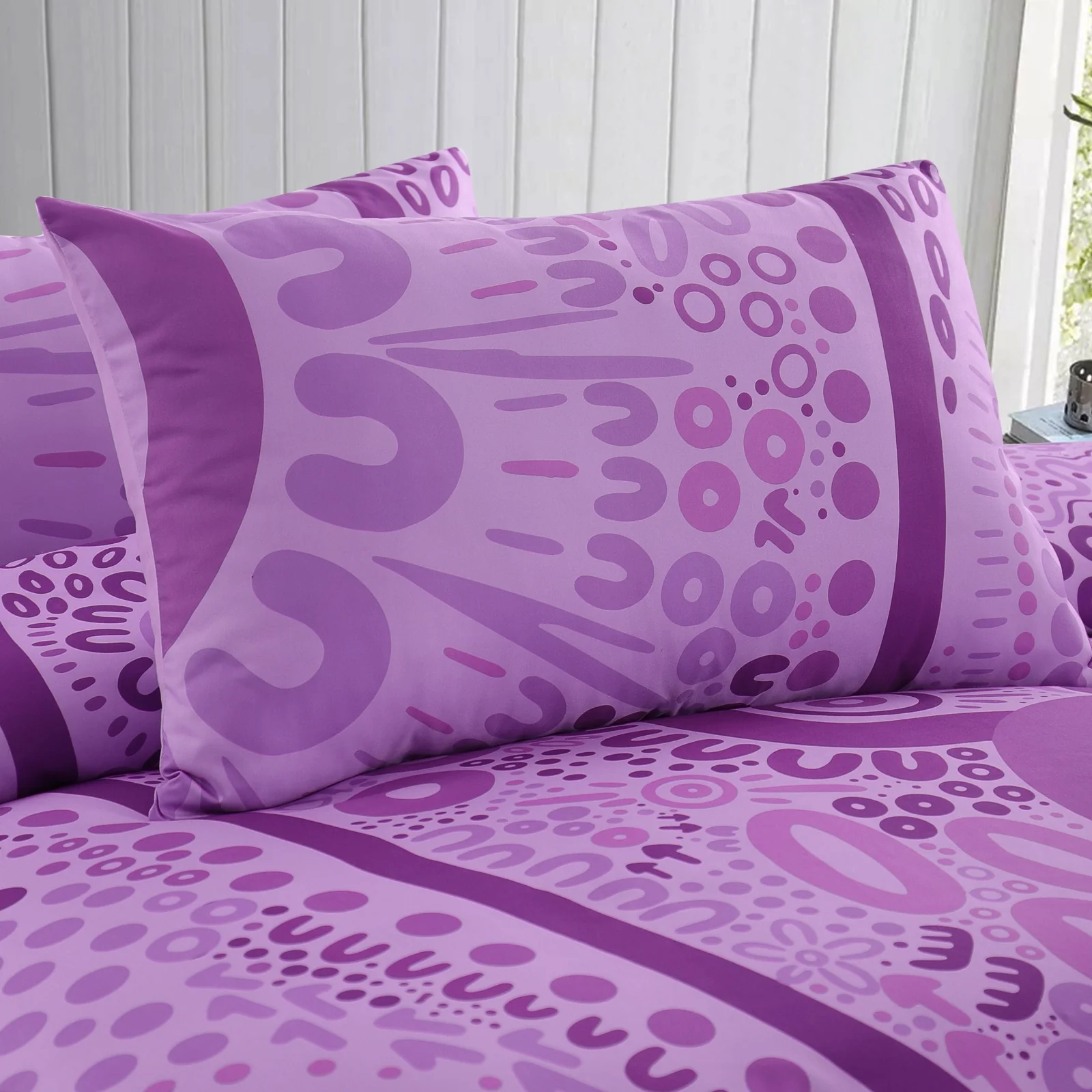 Quilt Cover Set:  Wiradjuri Walkabout- Pink/Purple 🩷💜