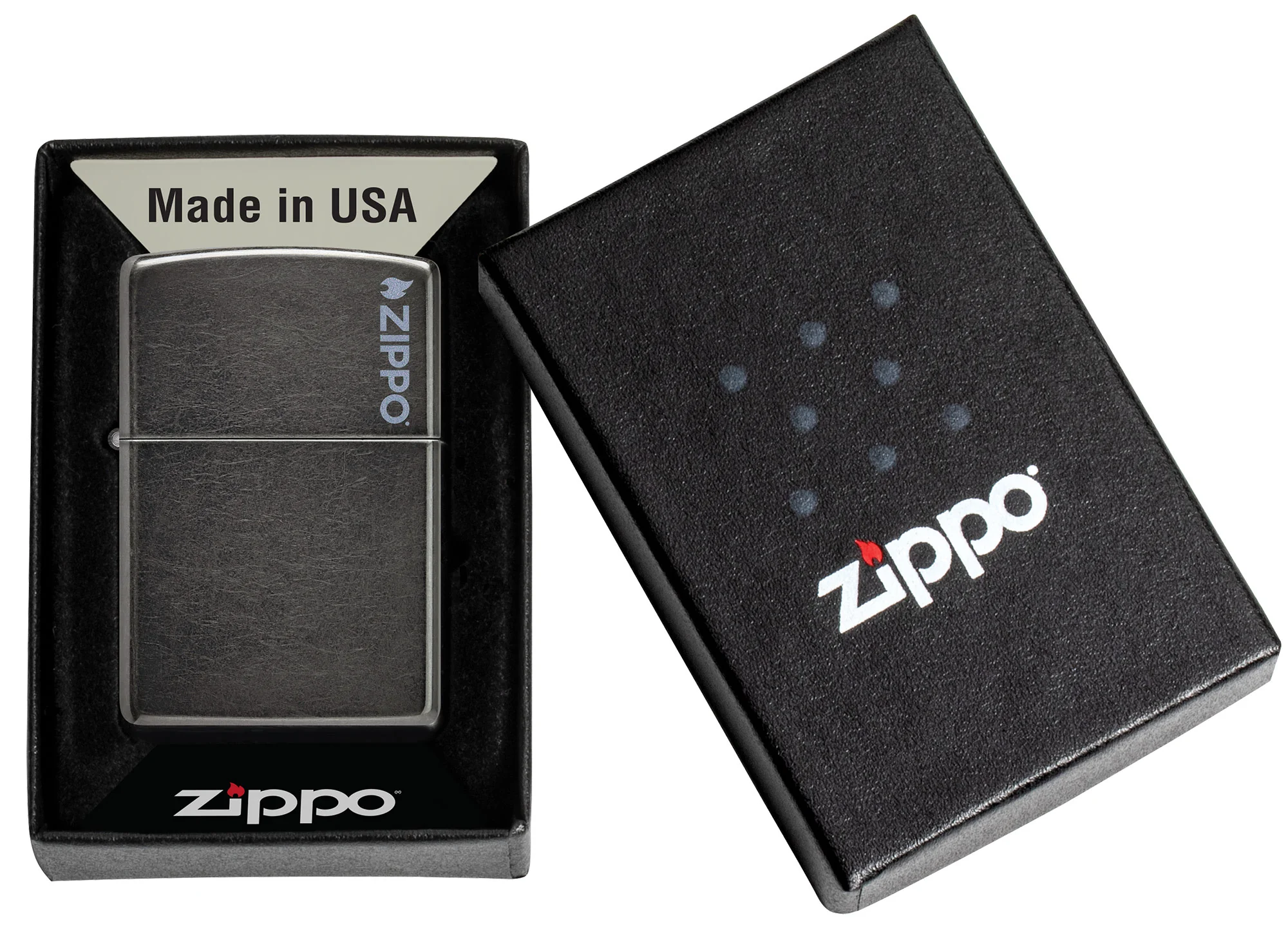 Classic Grey Zippo Logo