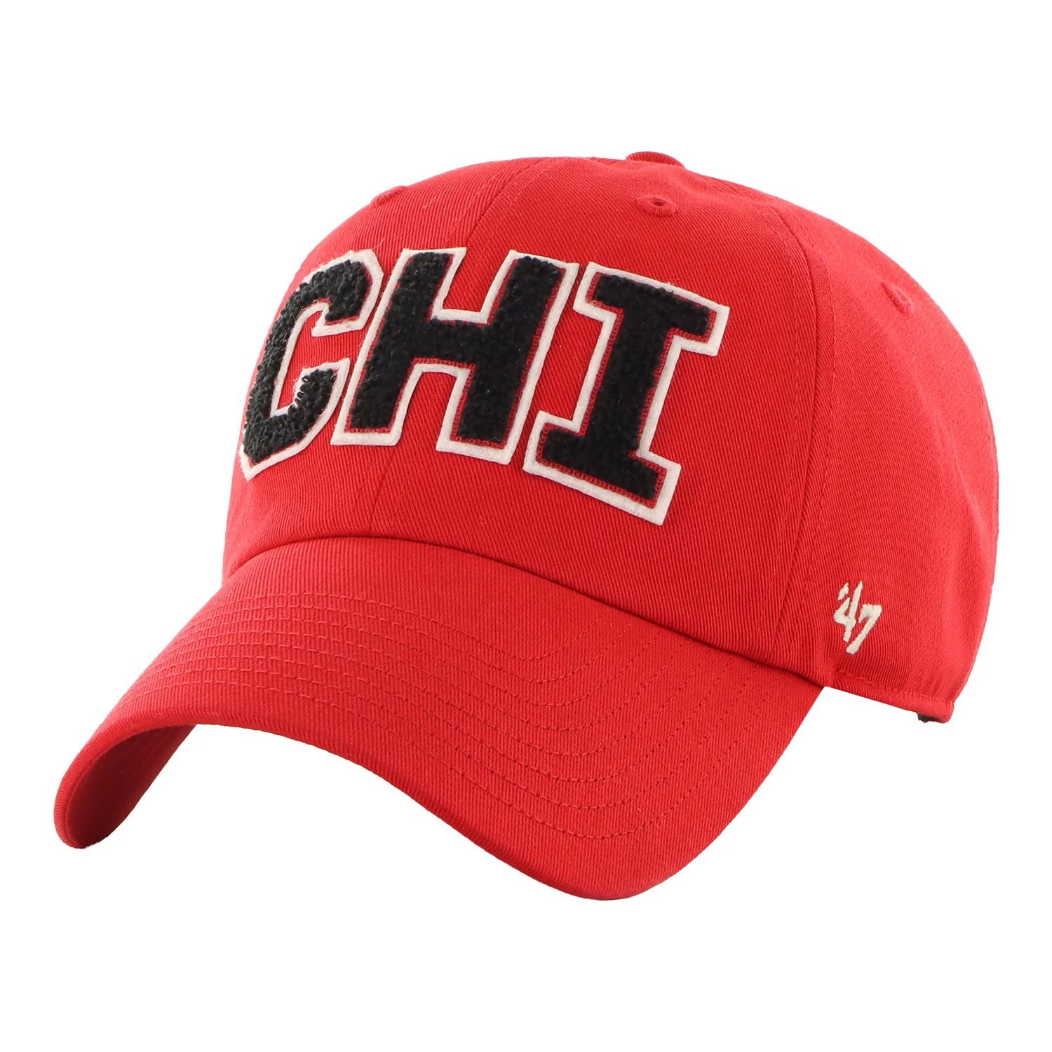 Ladies Chicago Bulls 47 Brand Zoey Chenille Adjustable Hat
