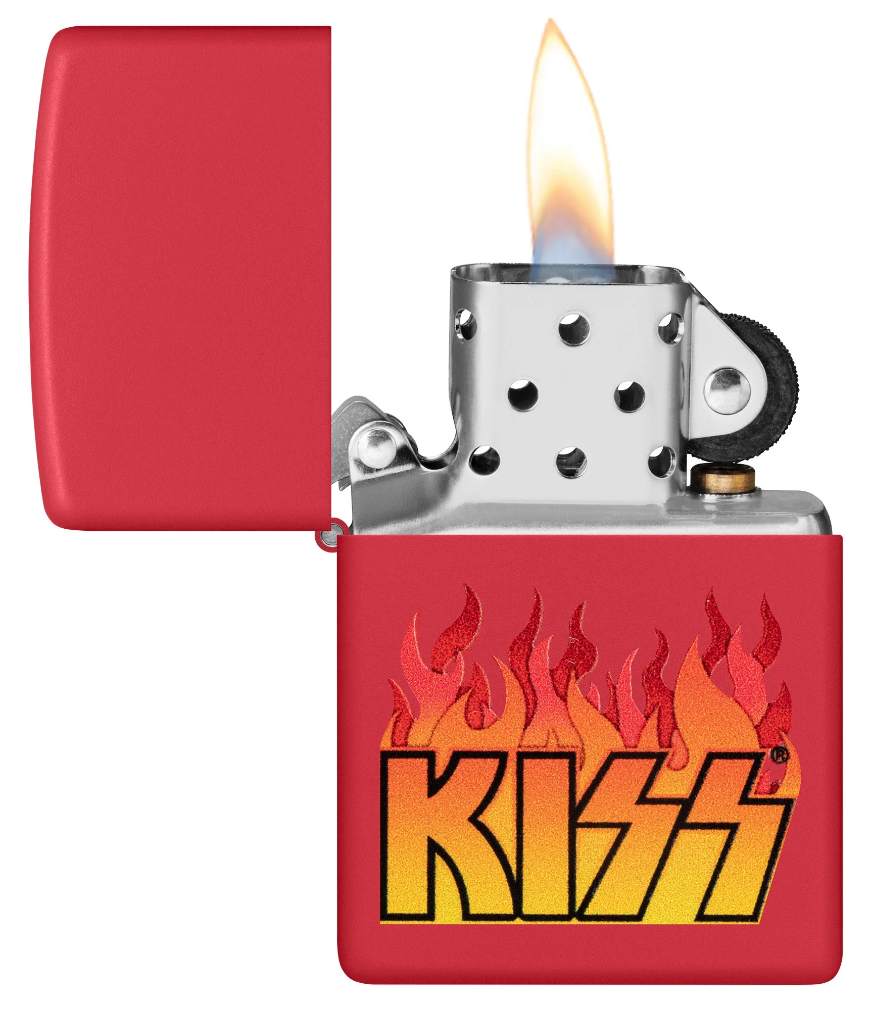 KISS® Flaming Logo Design