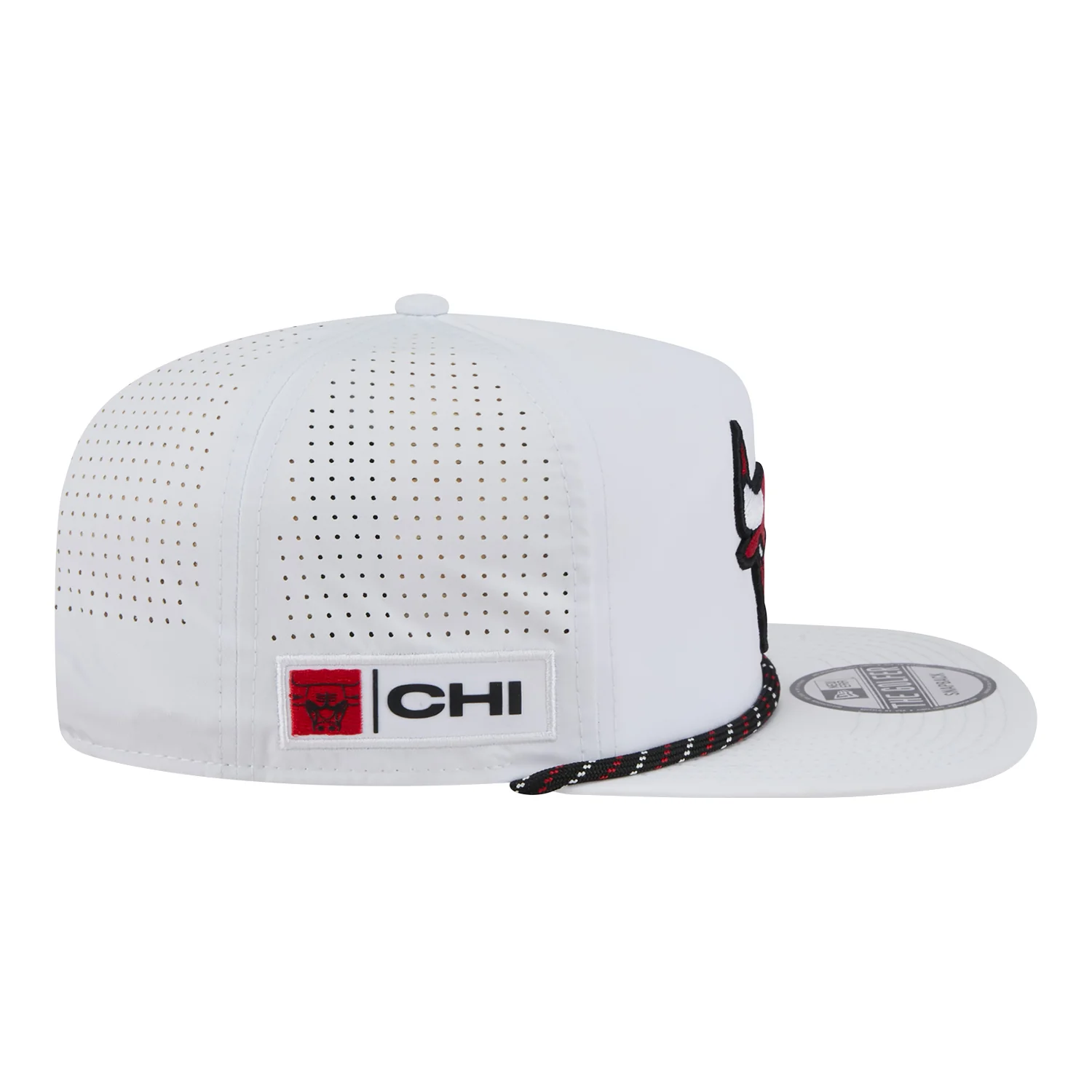 Chicago Bulls New Era Performance Golfer Rope Hat