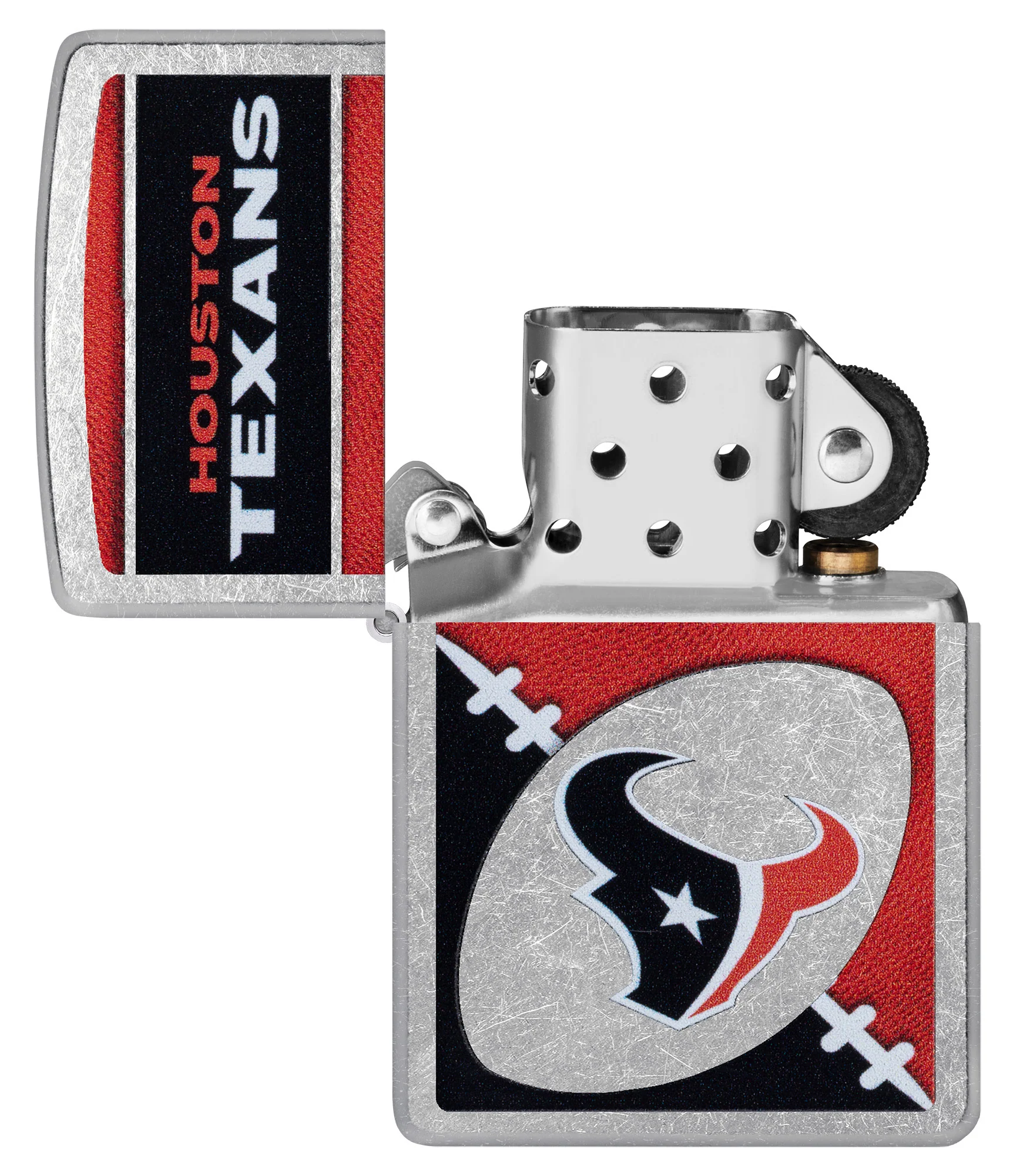 NFL Houston Texans Chrome Logo Design