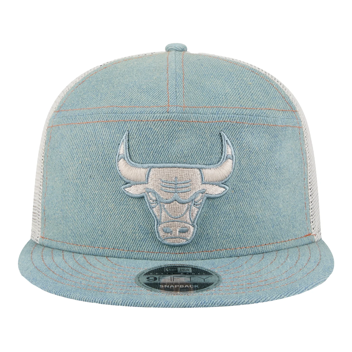 Chicago Bulls New Era Denim 950 Split Panel Snapback