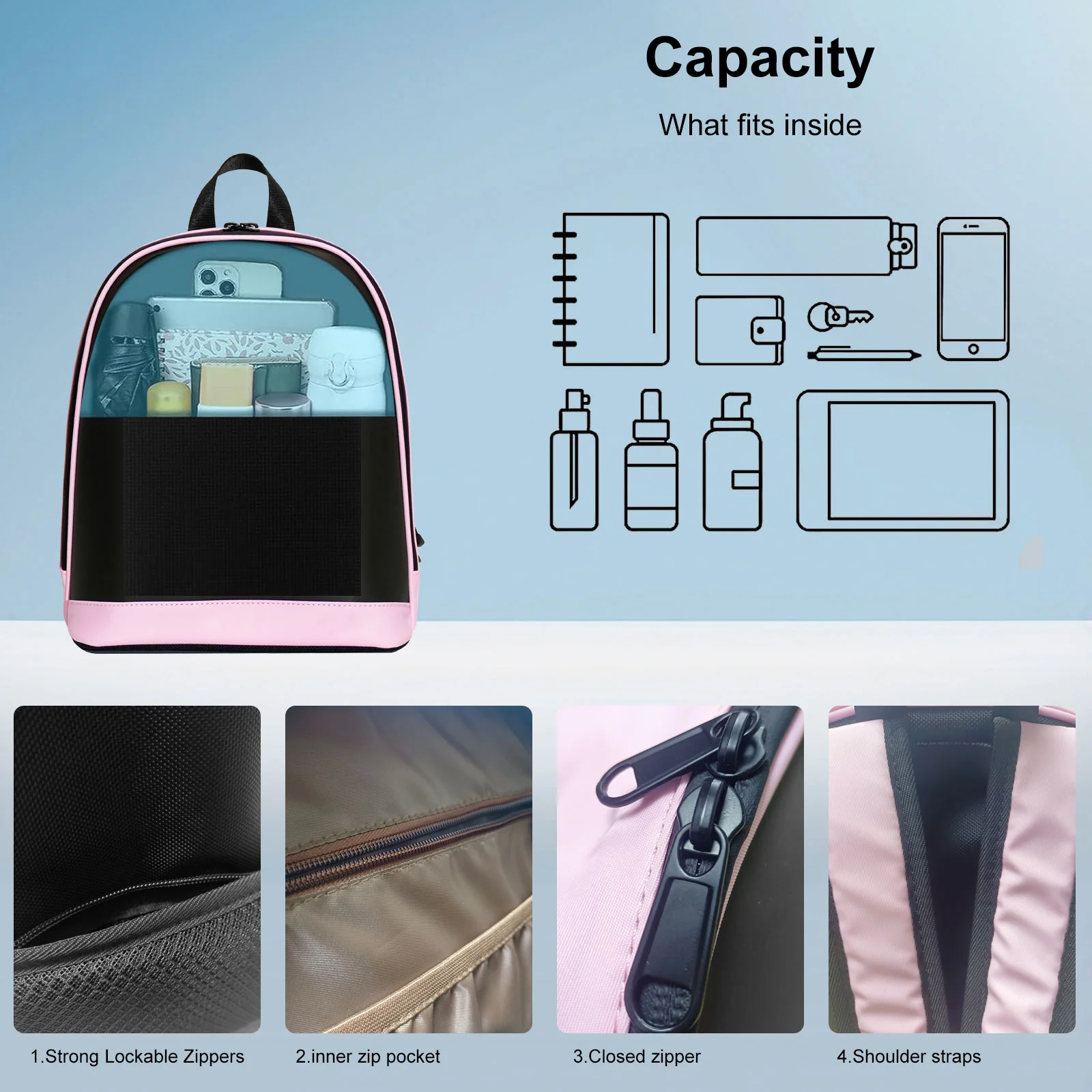 CRELANDER T7 LED  Women's Backpacks girl child LED bag