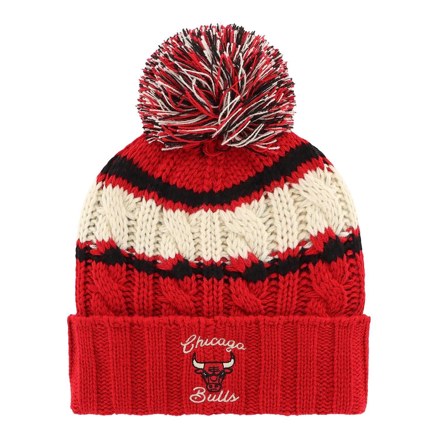 Ladies Chicago Bulls 47 Brand Emma Chenille Knit Hat