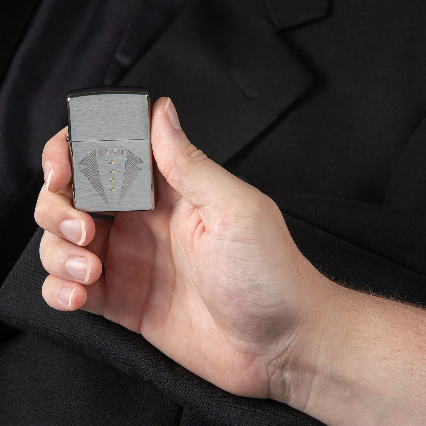 Gold Tux & Bowtie Design