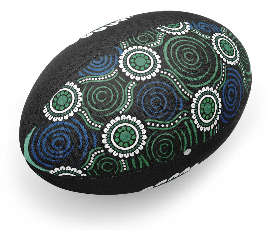 NRL Footy- Blue/Green