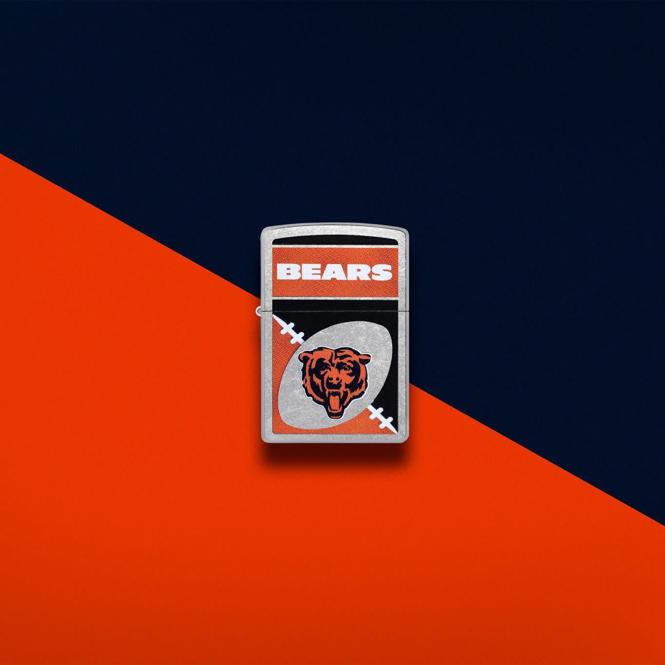 NFL Chicago Bears Chrome Logo Design