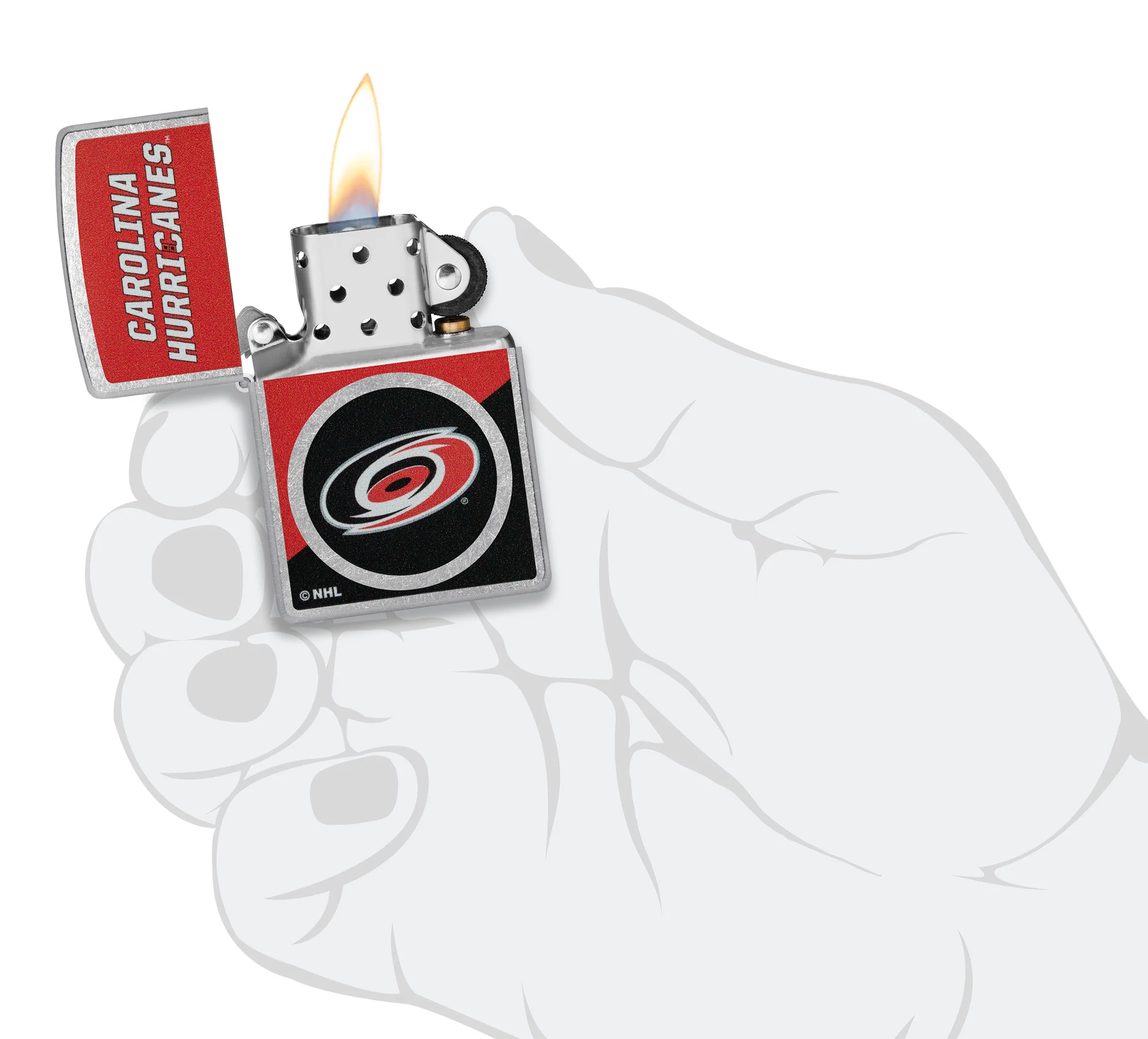 Carolina Hurricanes® Colorblock Logo Design