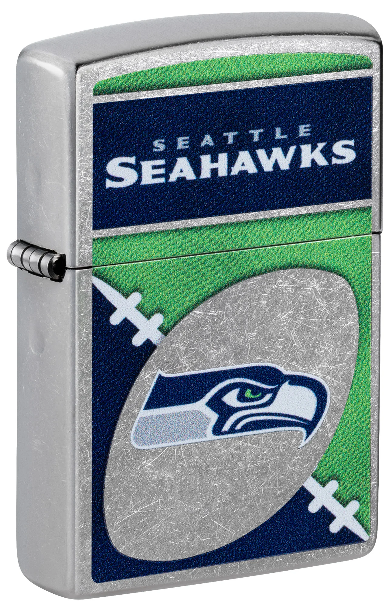 NFL Seattle Seahawks Chrome Logo Design