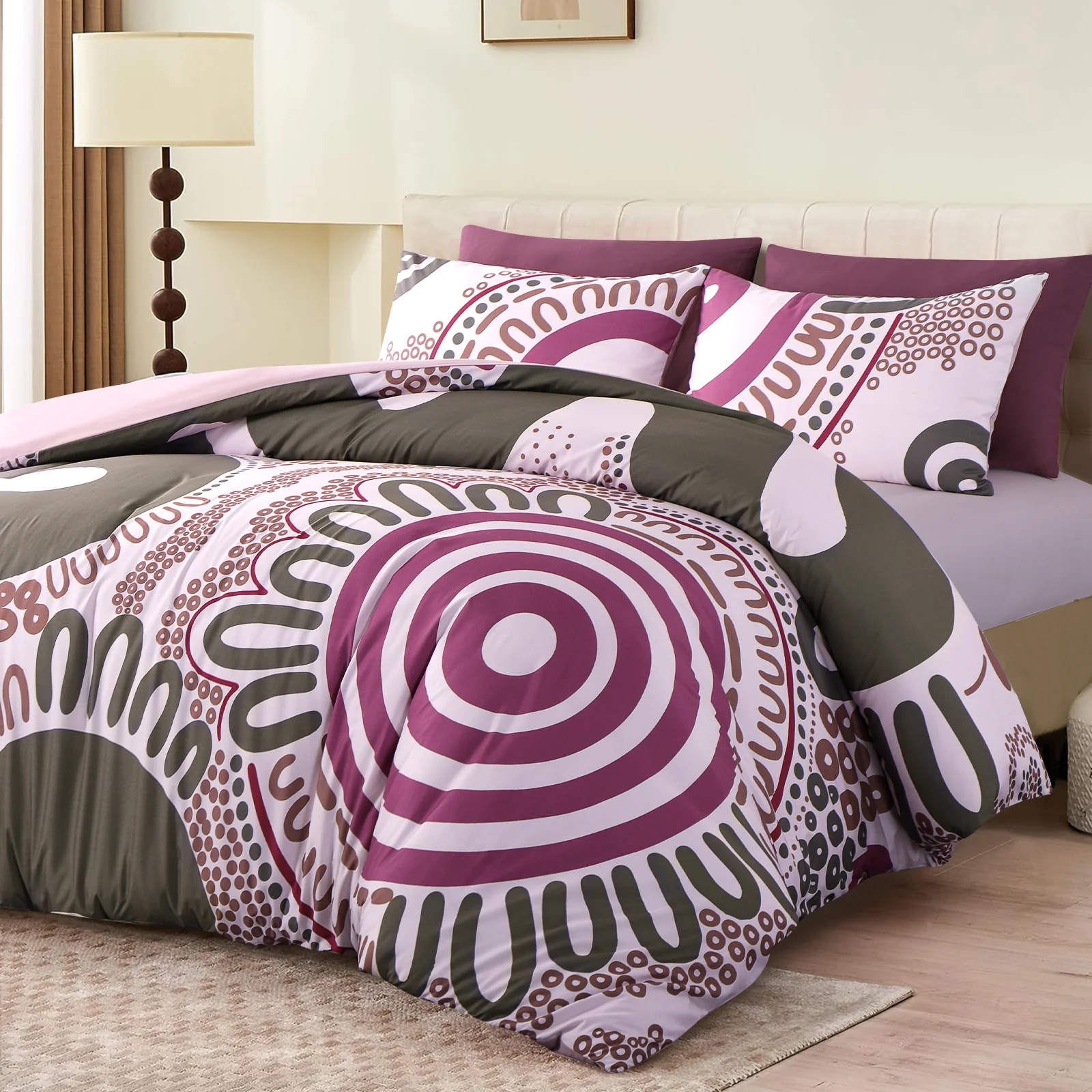 Quilt Cover Set- Waterways: Berries