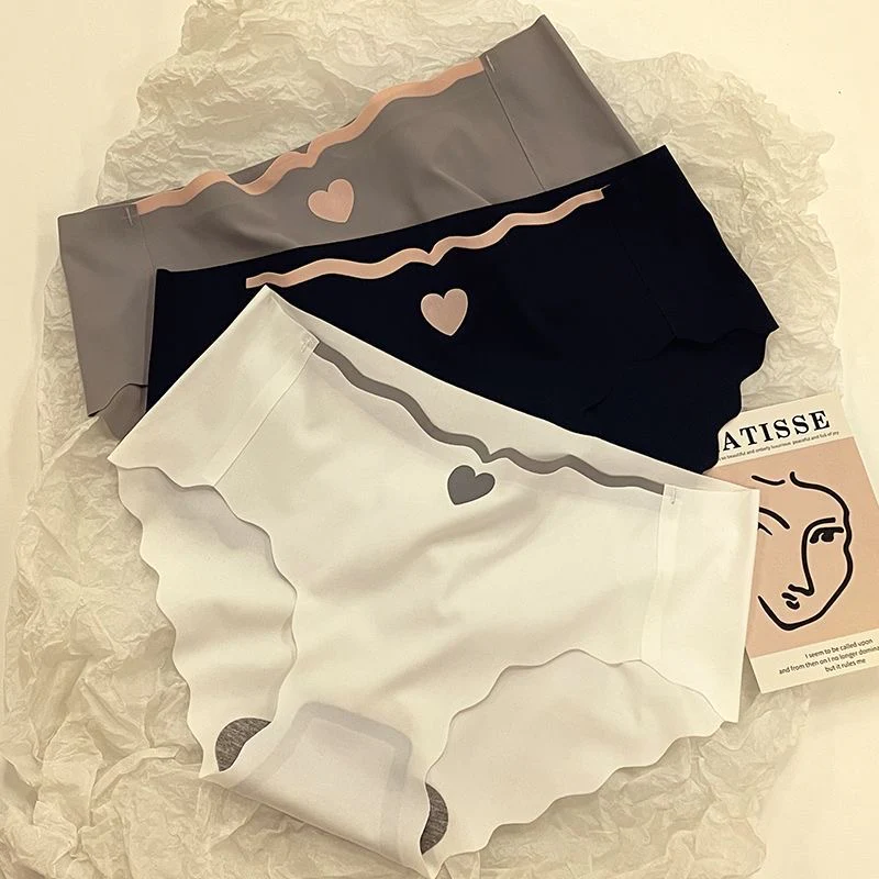 Cutie Girl Ice Silk Seamless Comfy Underwear