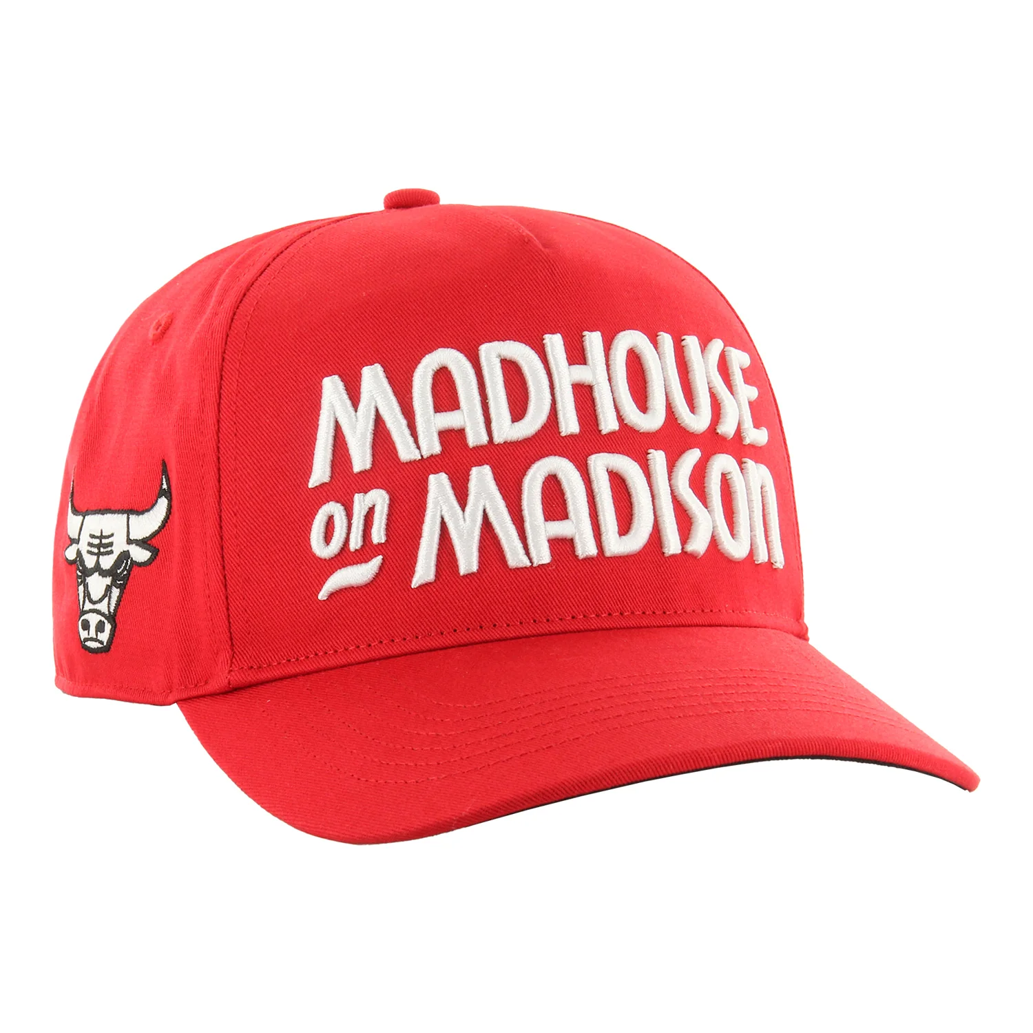 2023-24 CHICAGO BULLS CITY EDITION 47 BRAND MADHOUSE ON MADISON HITCH HAT