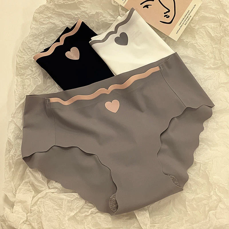 Cutie Girl Ice Silk Seamless Comfy Underwear