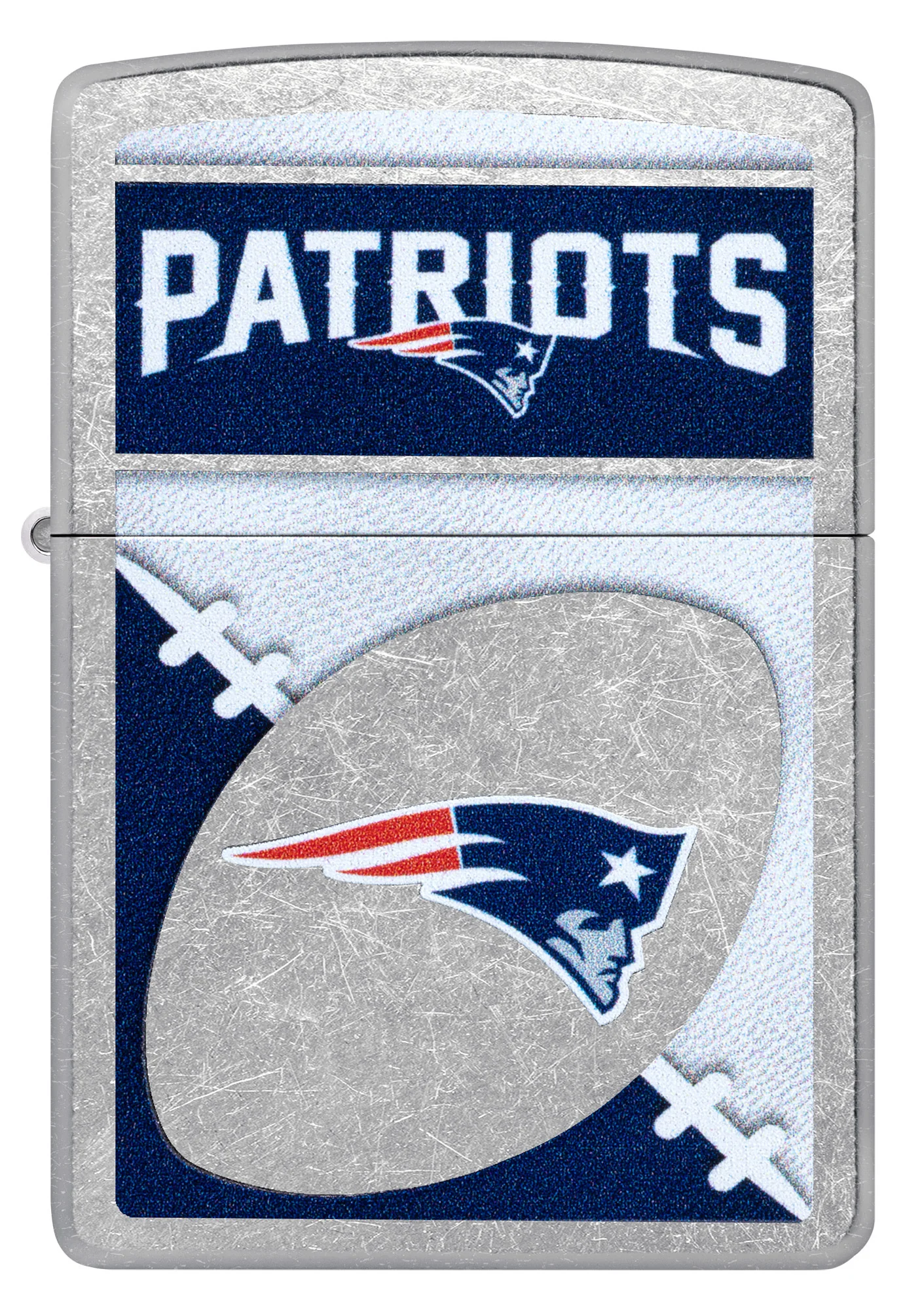 NFL New England Patriots Chrome Logo Design