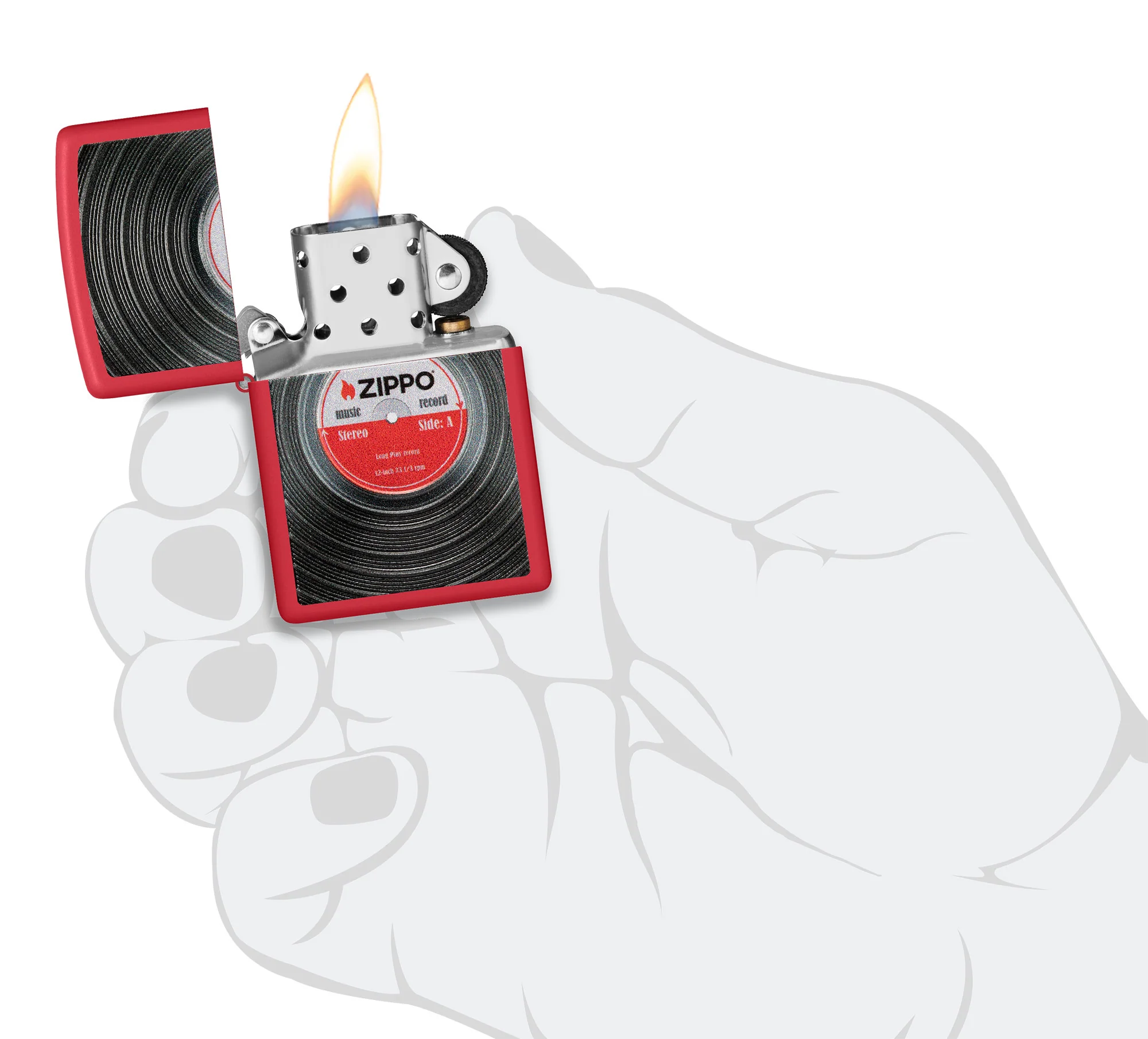 Zippo Vinyl Record Design