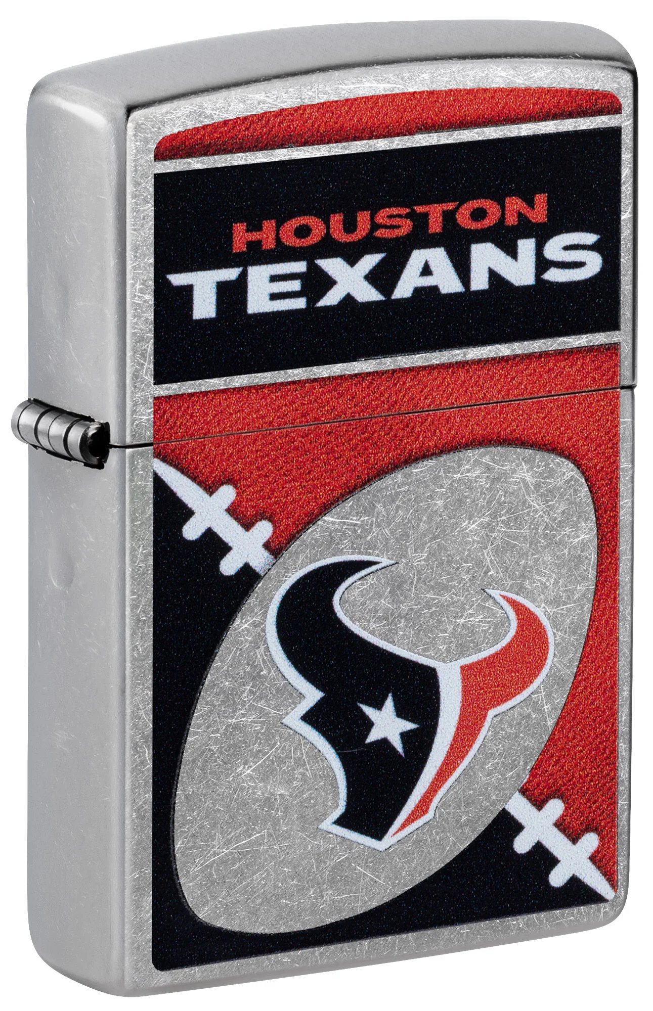 NFL Houston Texans Chrome Logo Design