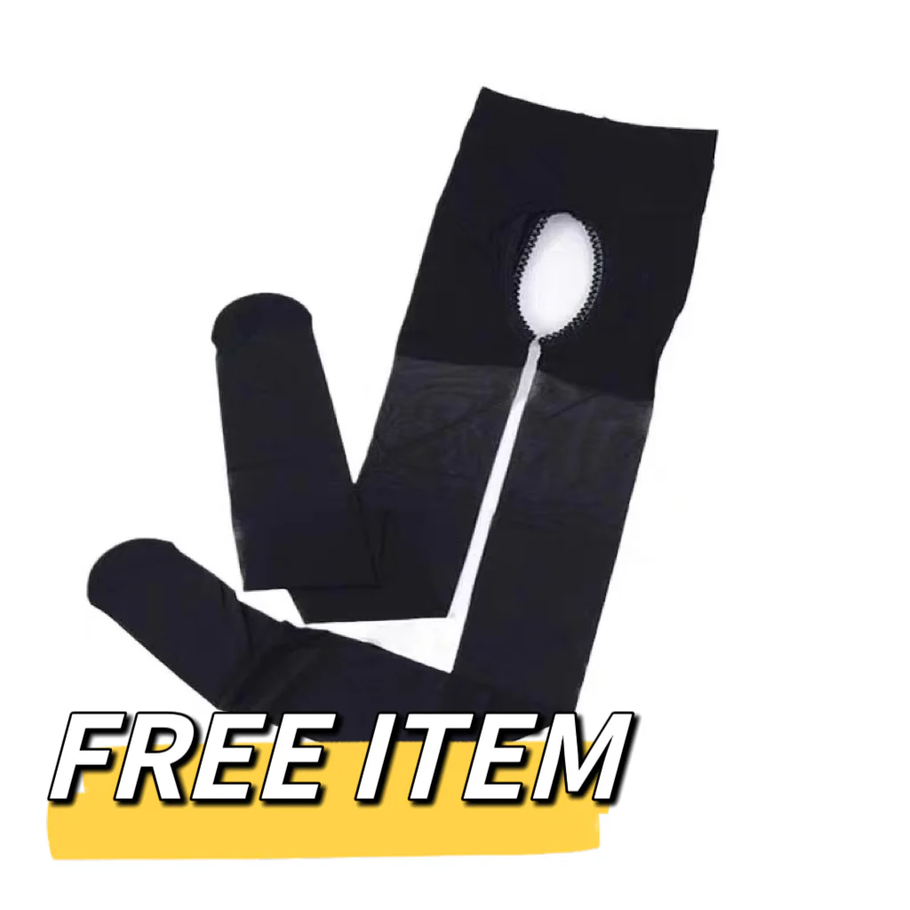 Black Open Crotch Cutout Cheongsam