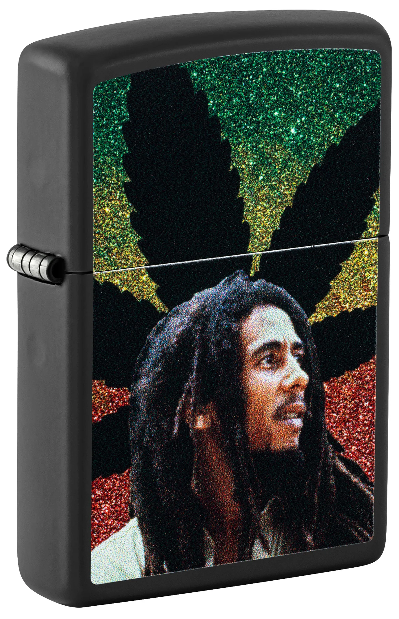 Bob Marley Leaf Silhouette Design