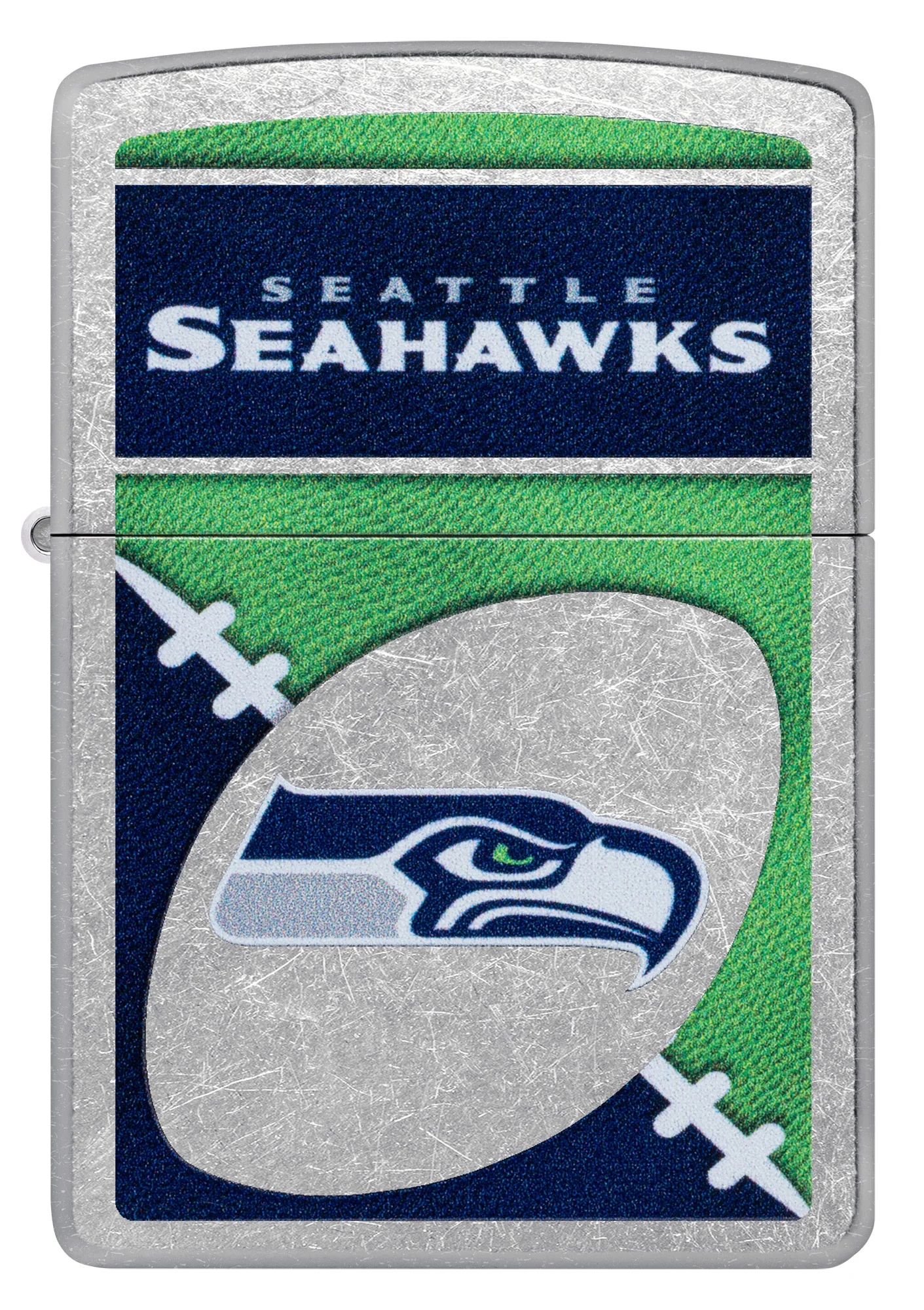 NFL Seattle Seahawks Chrome Logo Design