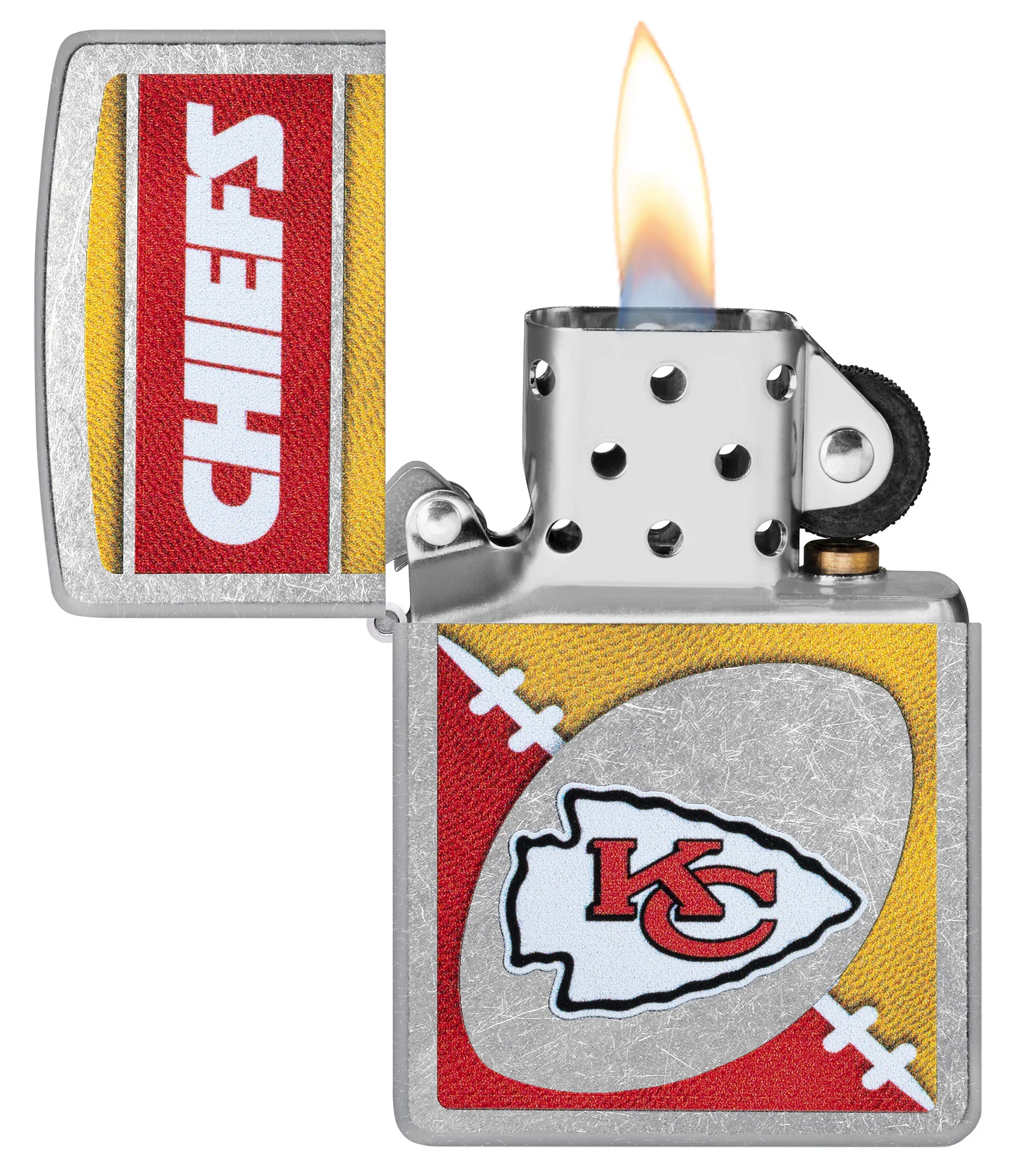 NFL Kansas City Chiefs Chrome Logo Design