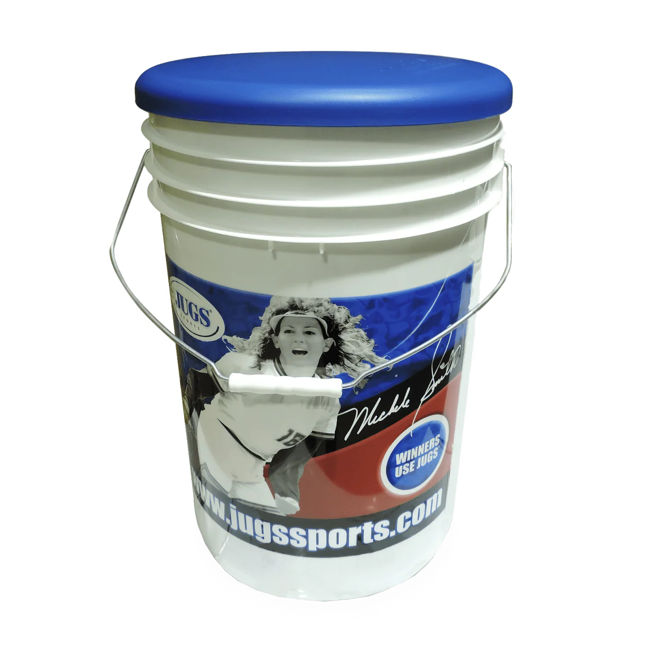 Bucket of JUGS LeatherLast™ Softballs