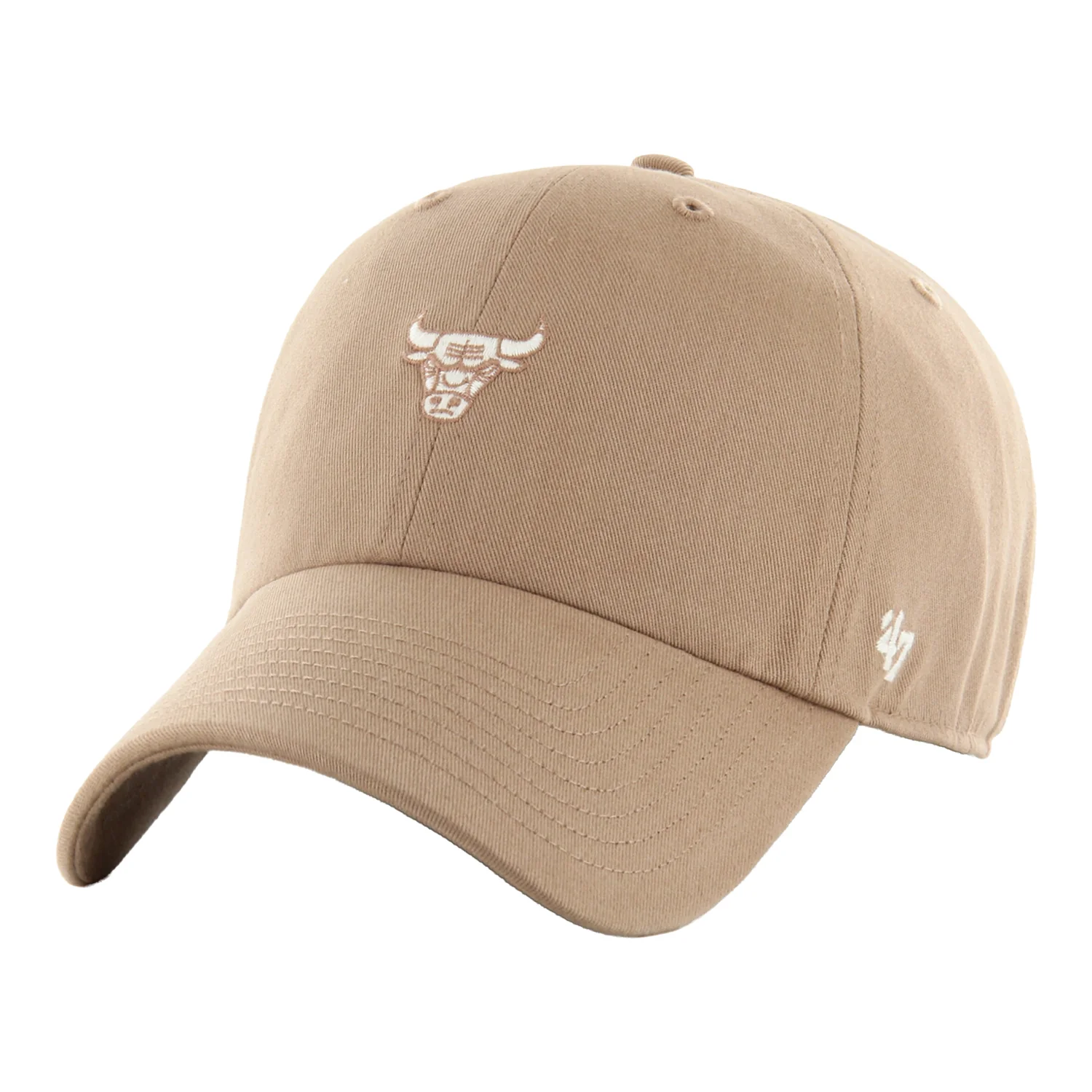 Chicago Bulls 47 Brand Foundational Mini Logo Clean Up Hat